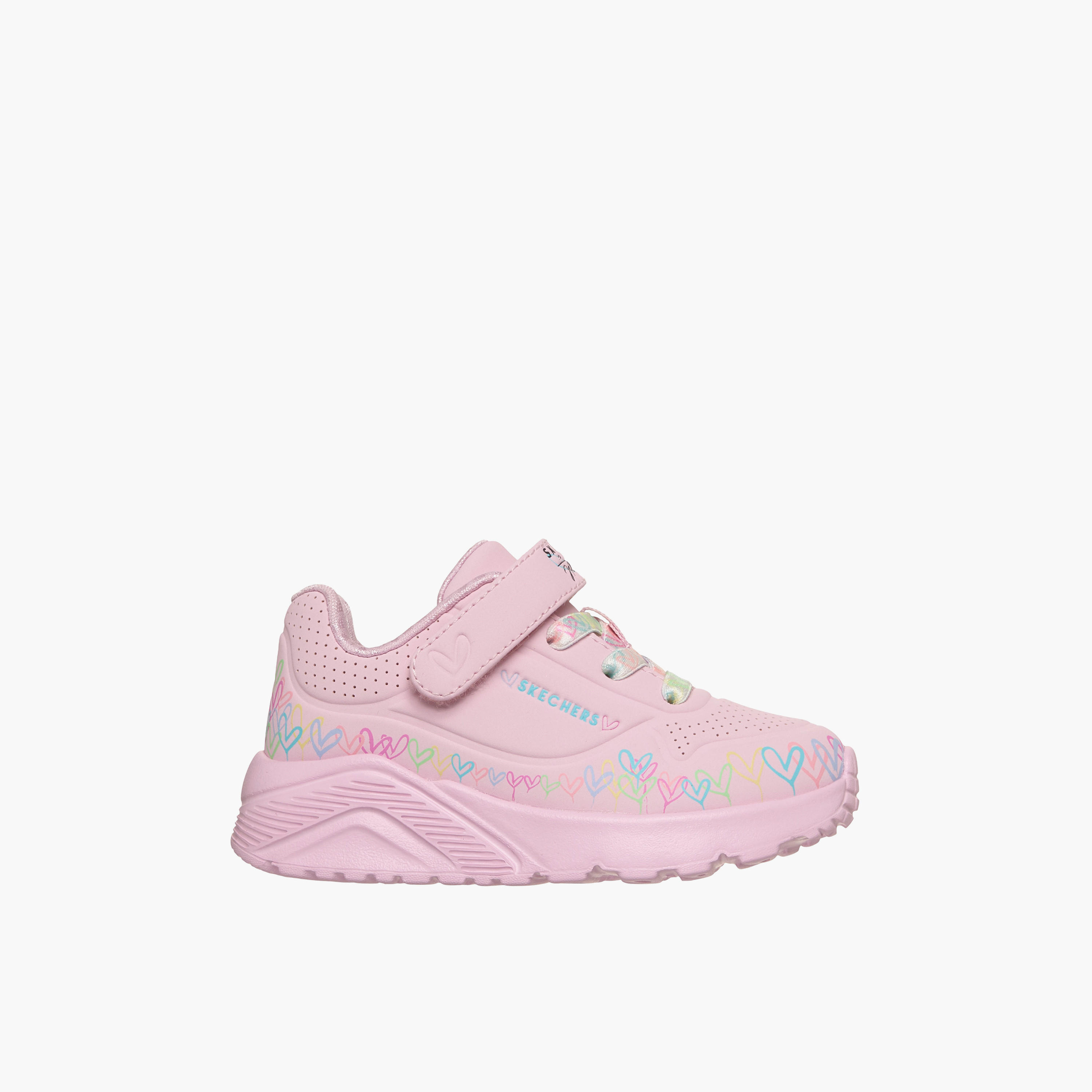 Skechers Girls UNO LITE Hook & Loop Sneakers-baby-girls-shoes-closedshoes-image-3