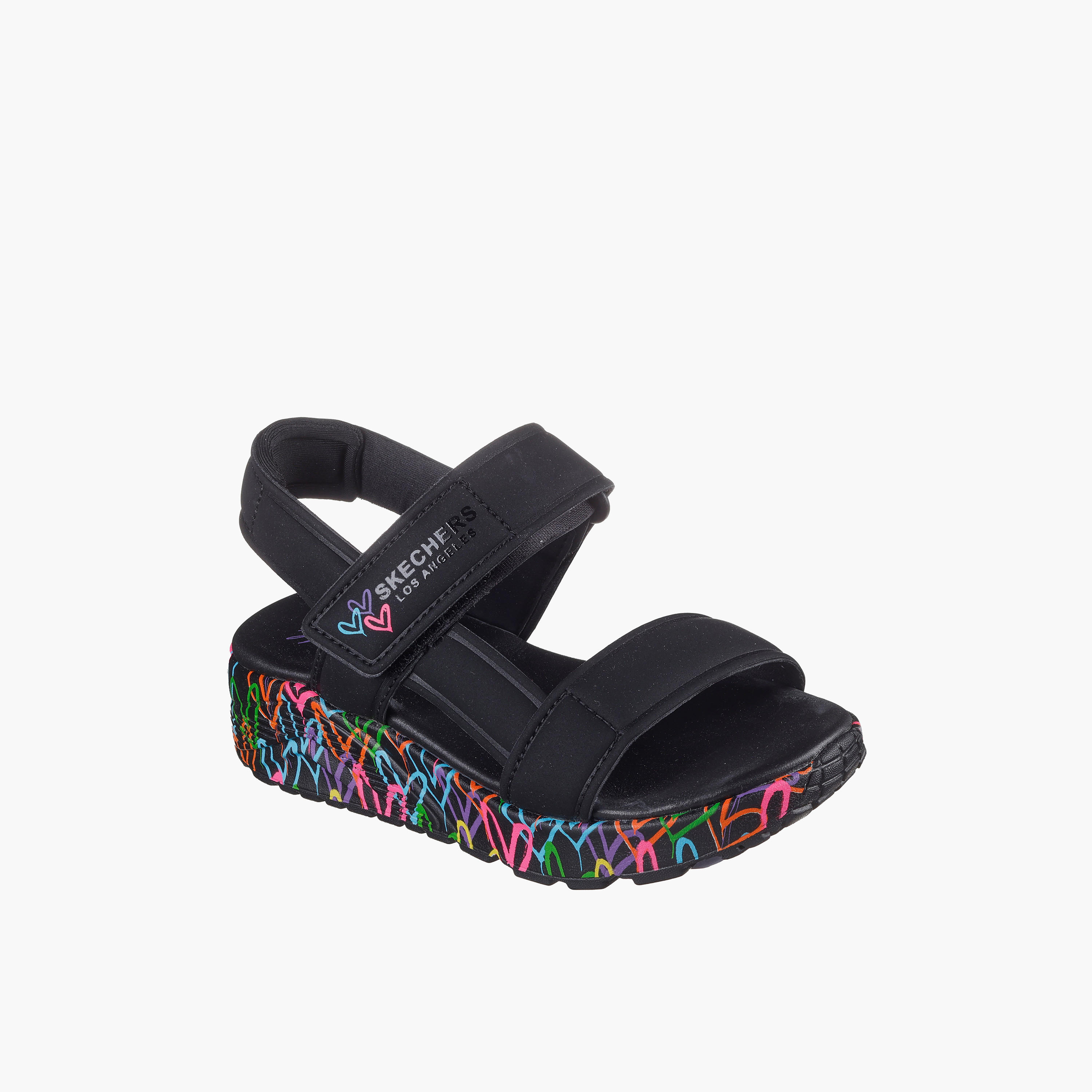 Skechers Girls UNO LITE Hook & Loop Sandals-sports-girls-shoes-image-1