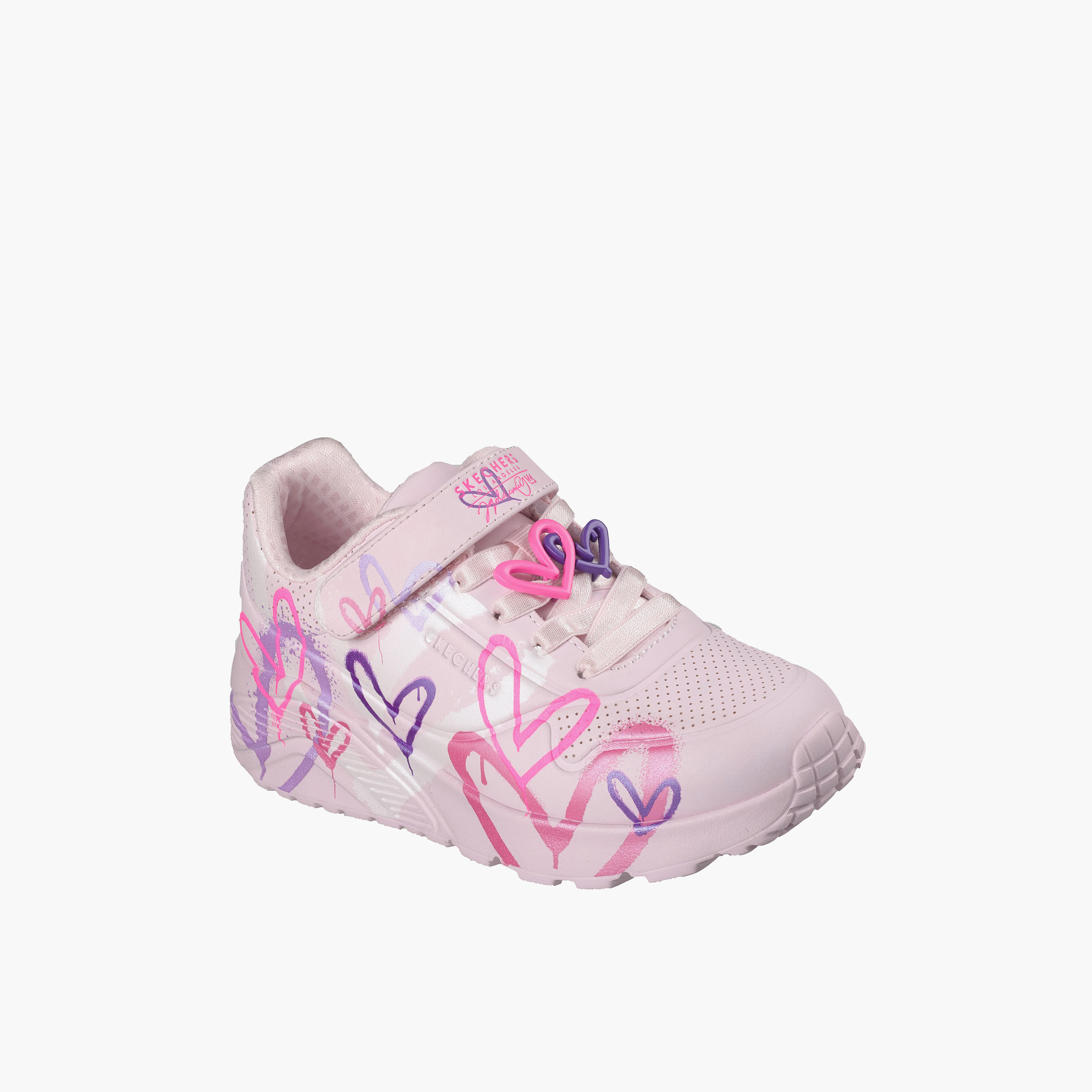 Skechers Girls UNO LITE Hook & Loop Sneakers-girls-shoes-sports-image-1