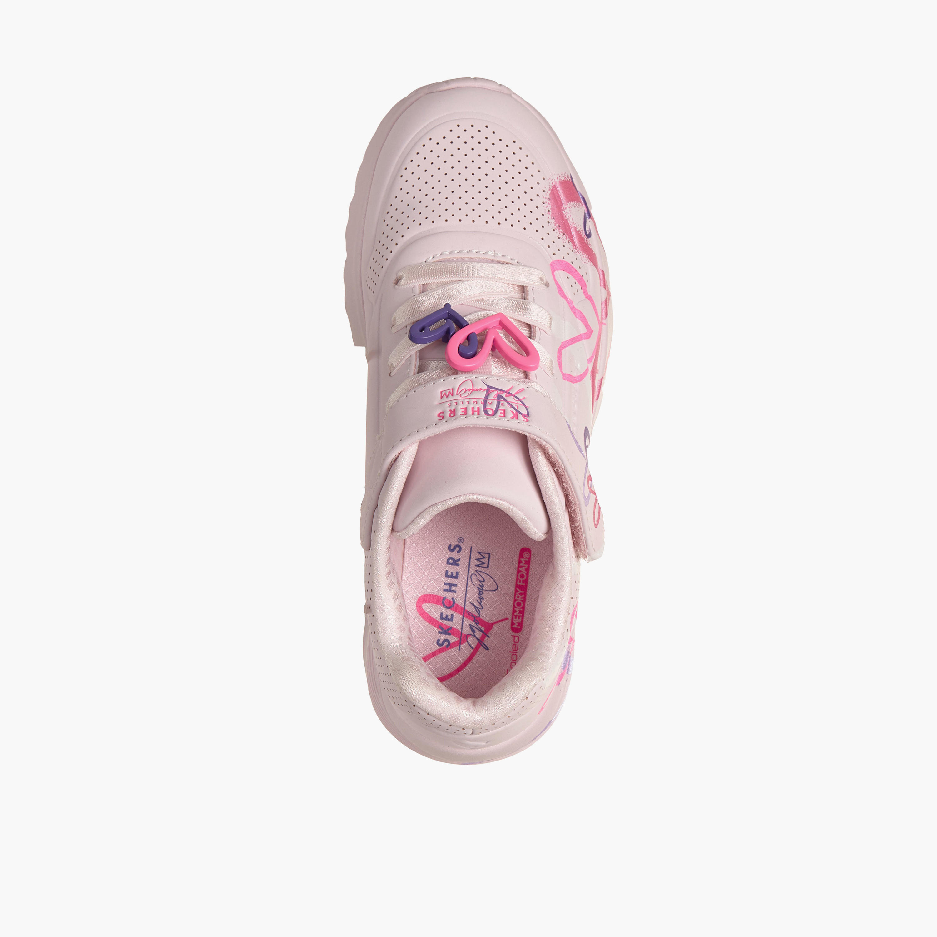 Skechers Girls UNO LITE Hook & Loop Sneakers-girls-shoes-sports-image-2