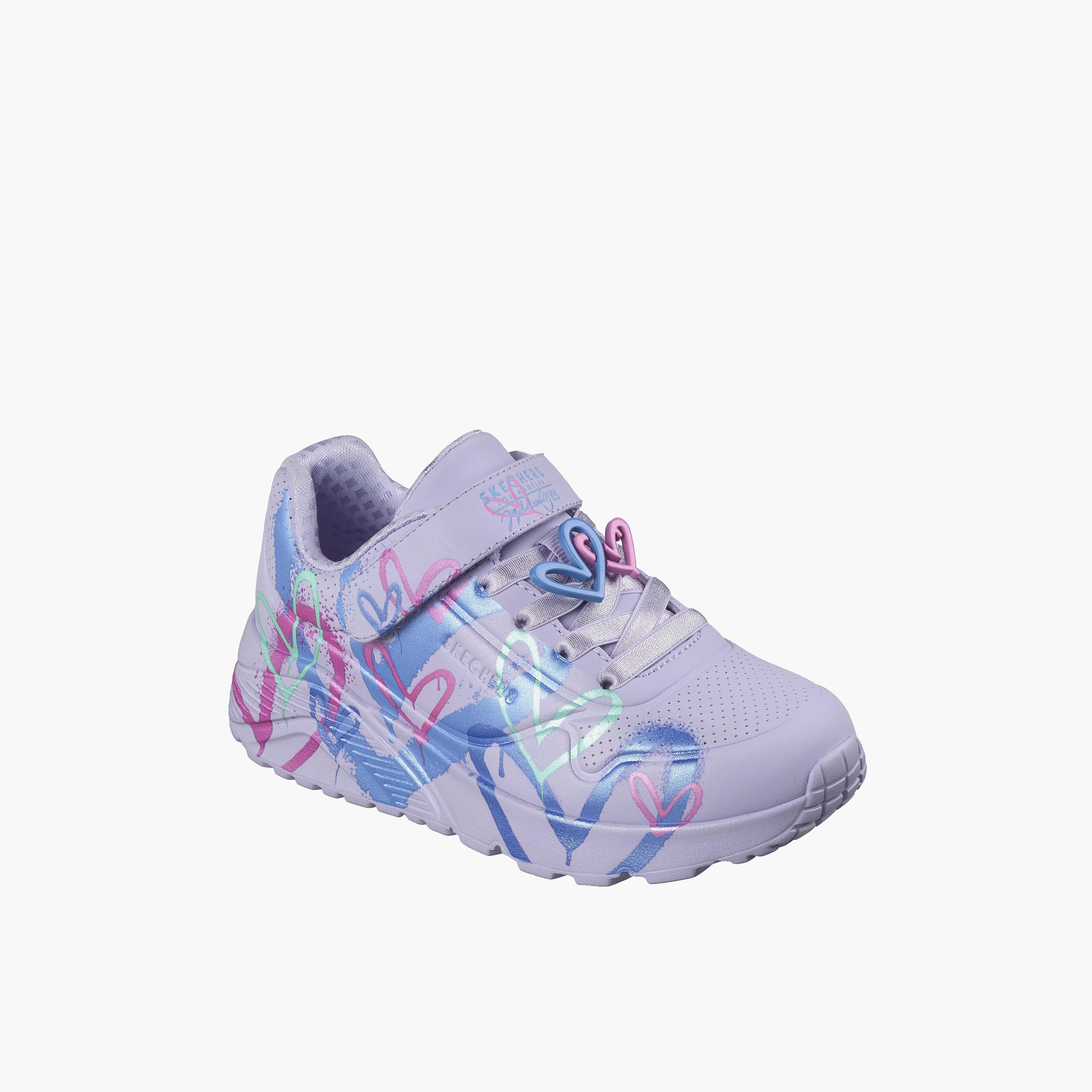 Skechers Girls UNO LITE Hook & Loop Sneakers-girls-shoes-sports-image-1