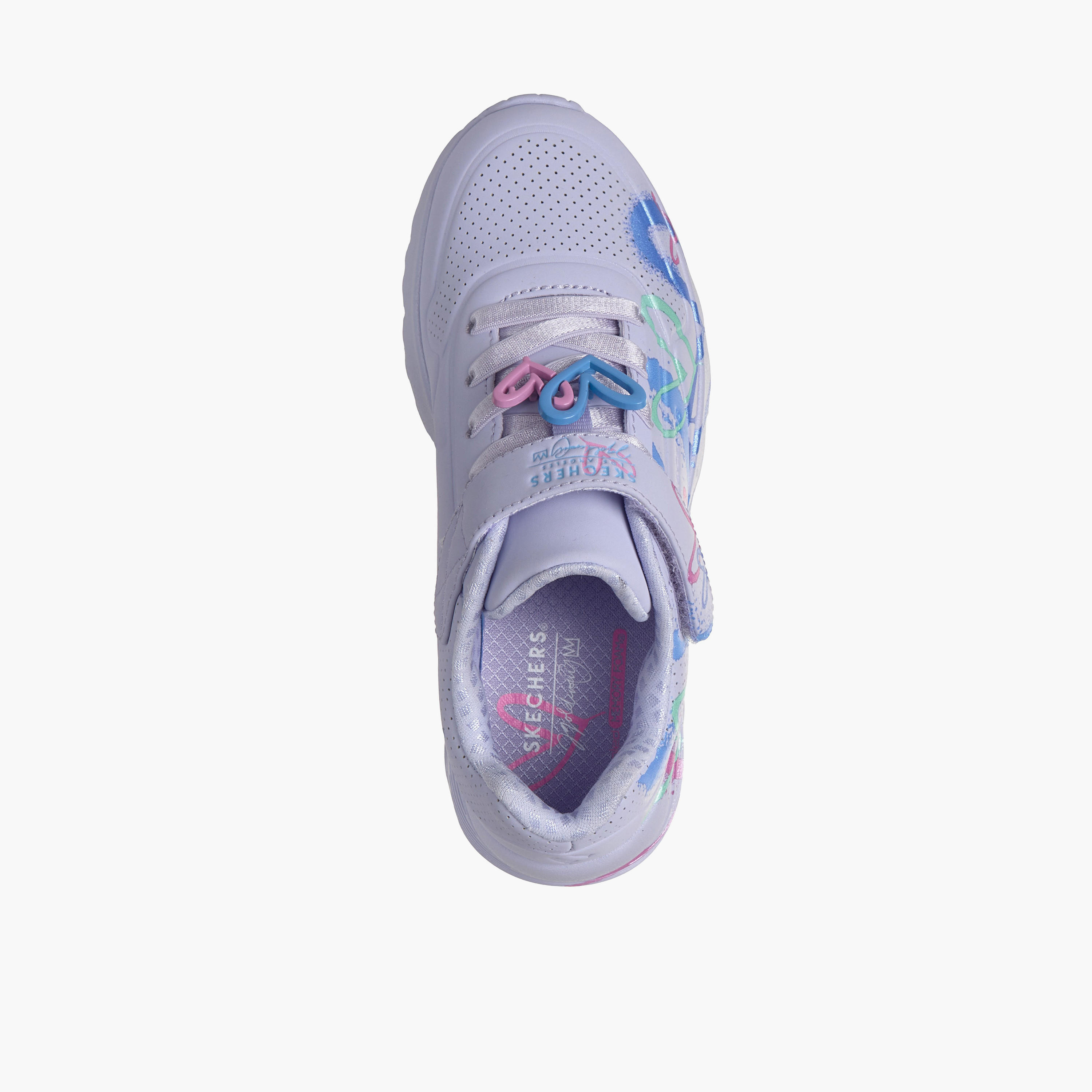 Skechers Girls UNO LITE Hook & Loop Sneakers-girls-shoes-sports-image-2
