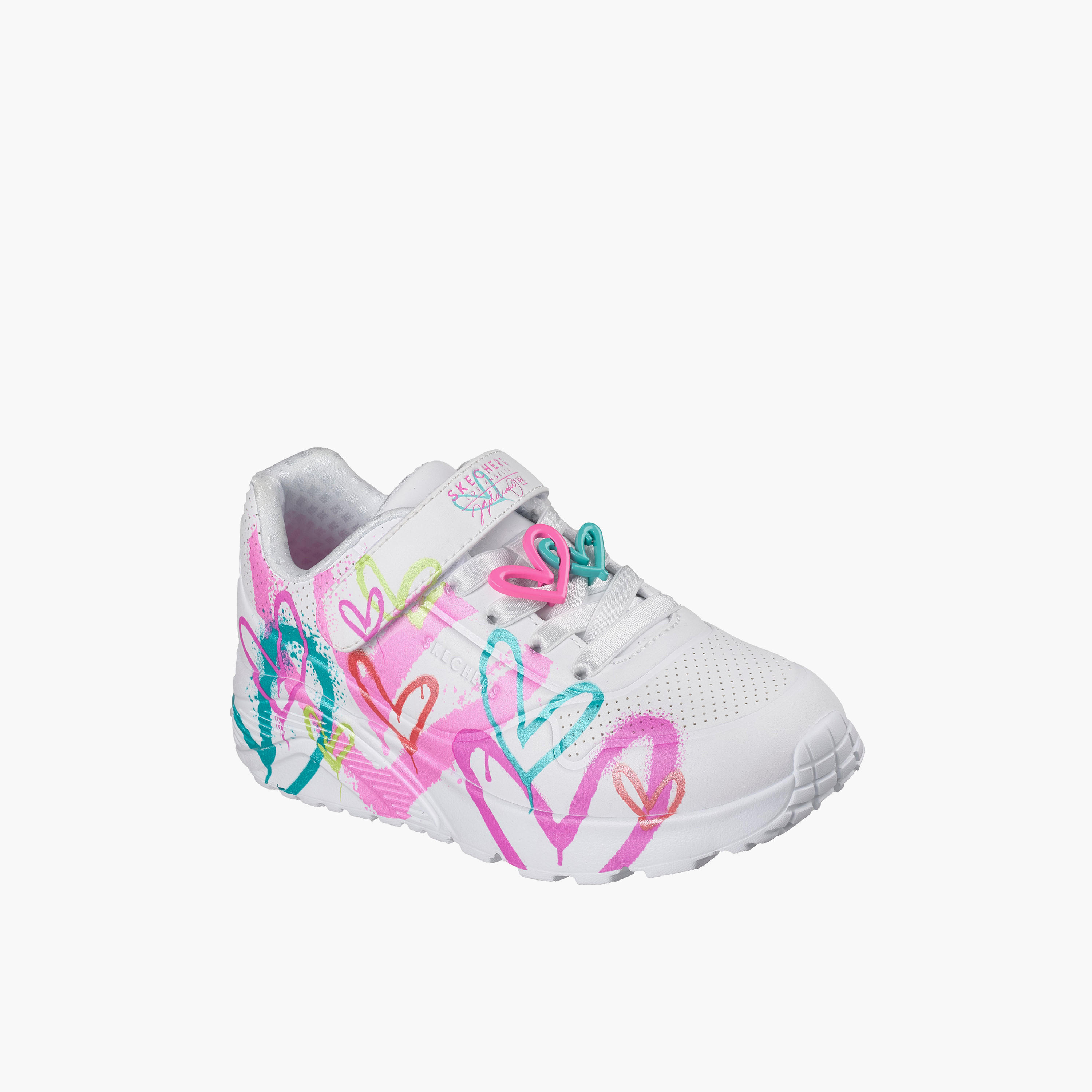 Skechers Girls UNO LITE Hook & Loop Sneakers-girls-shoes-sports-image-1