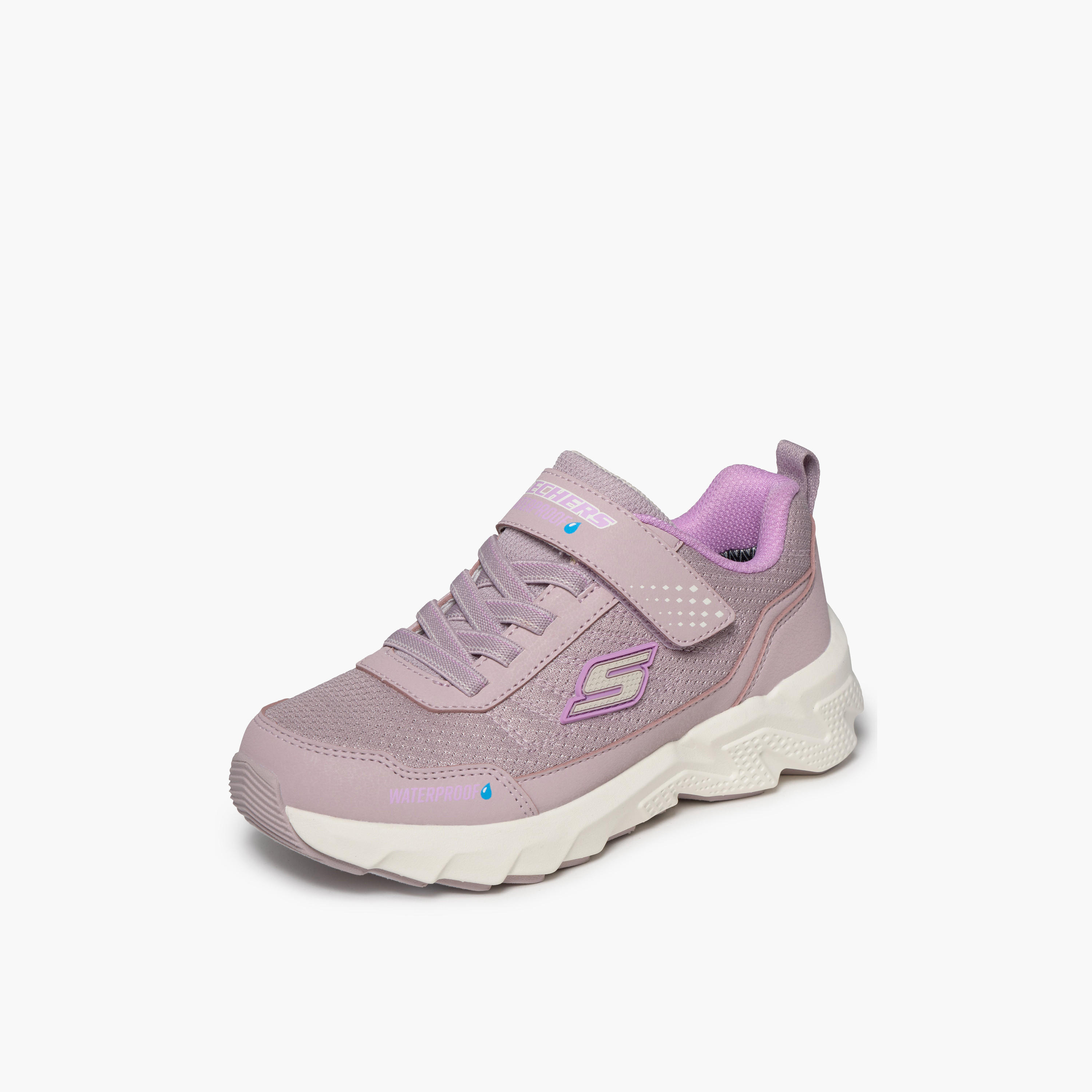 Skechers Girls Elite Sport Tread Hook & Loop Running Shoes-girls-shoes-sports-image-4