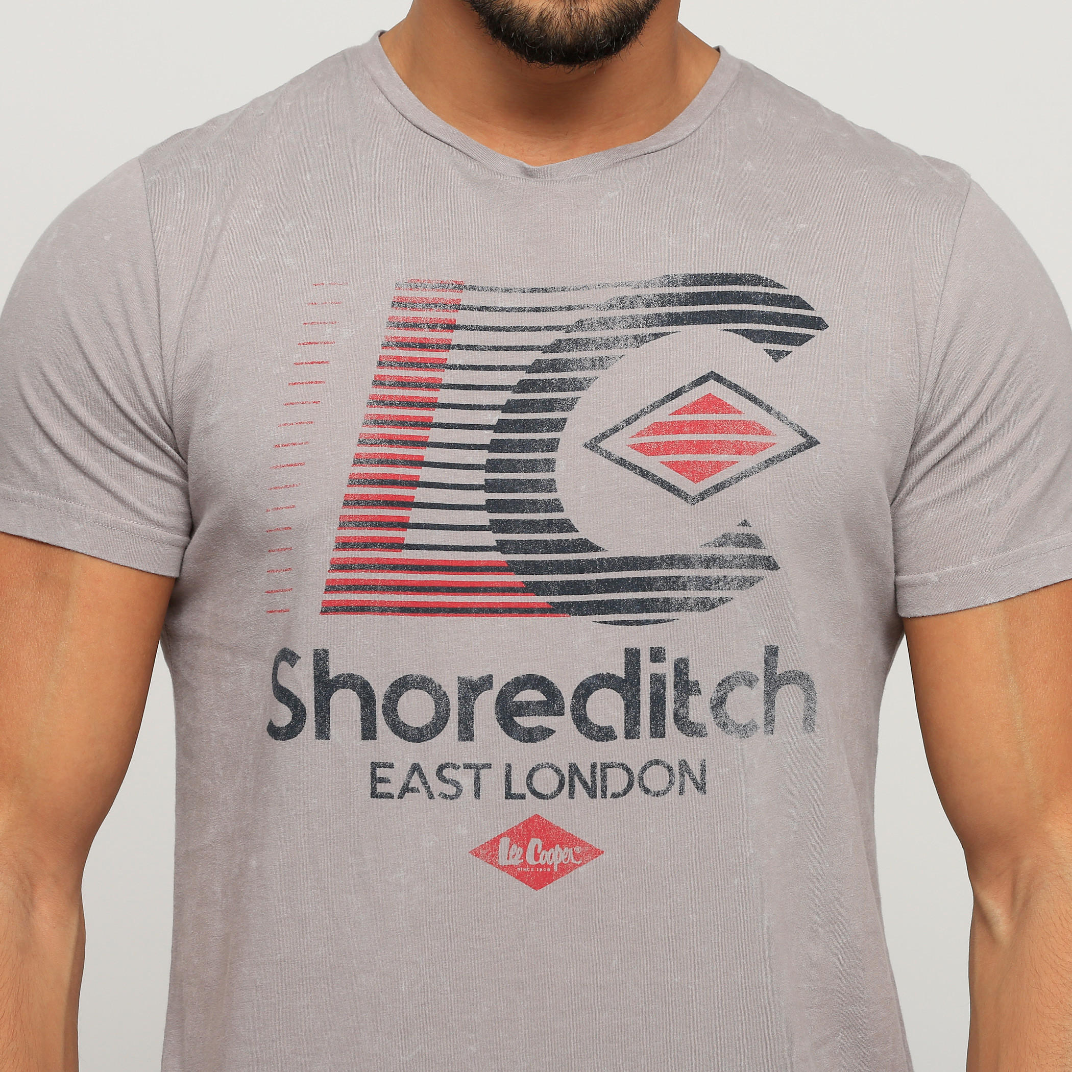Lee Cooper Printed T-Shirt with Round Neck and Short Sleeves-men-clothing-tshirtsandpolos-tshirts-image-4