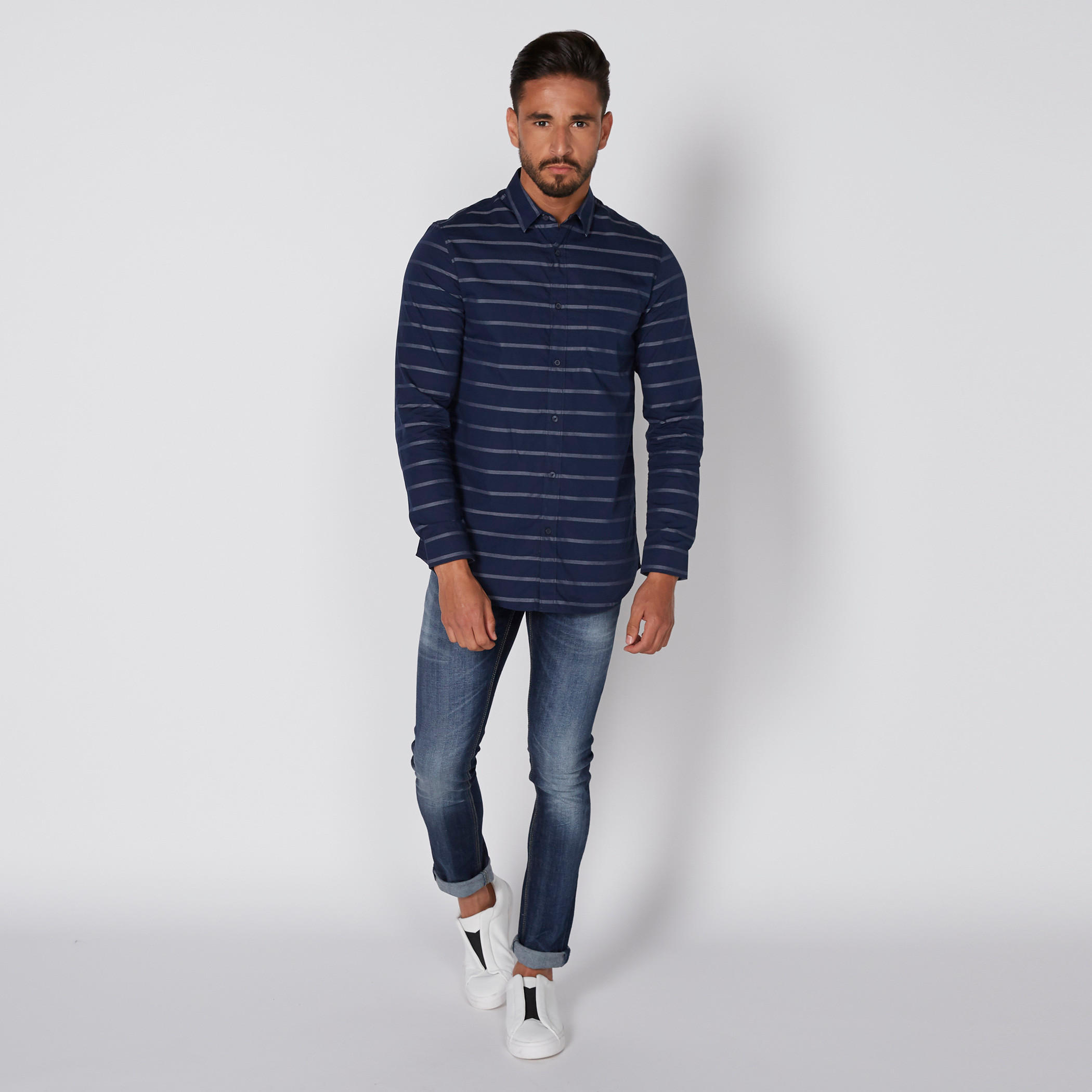 بنطال جينز طويل بجيوب من لي كوبر-men-clothing-bottoms-jeans-image-2