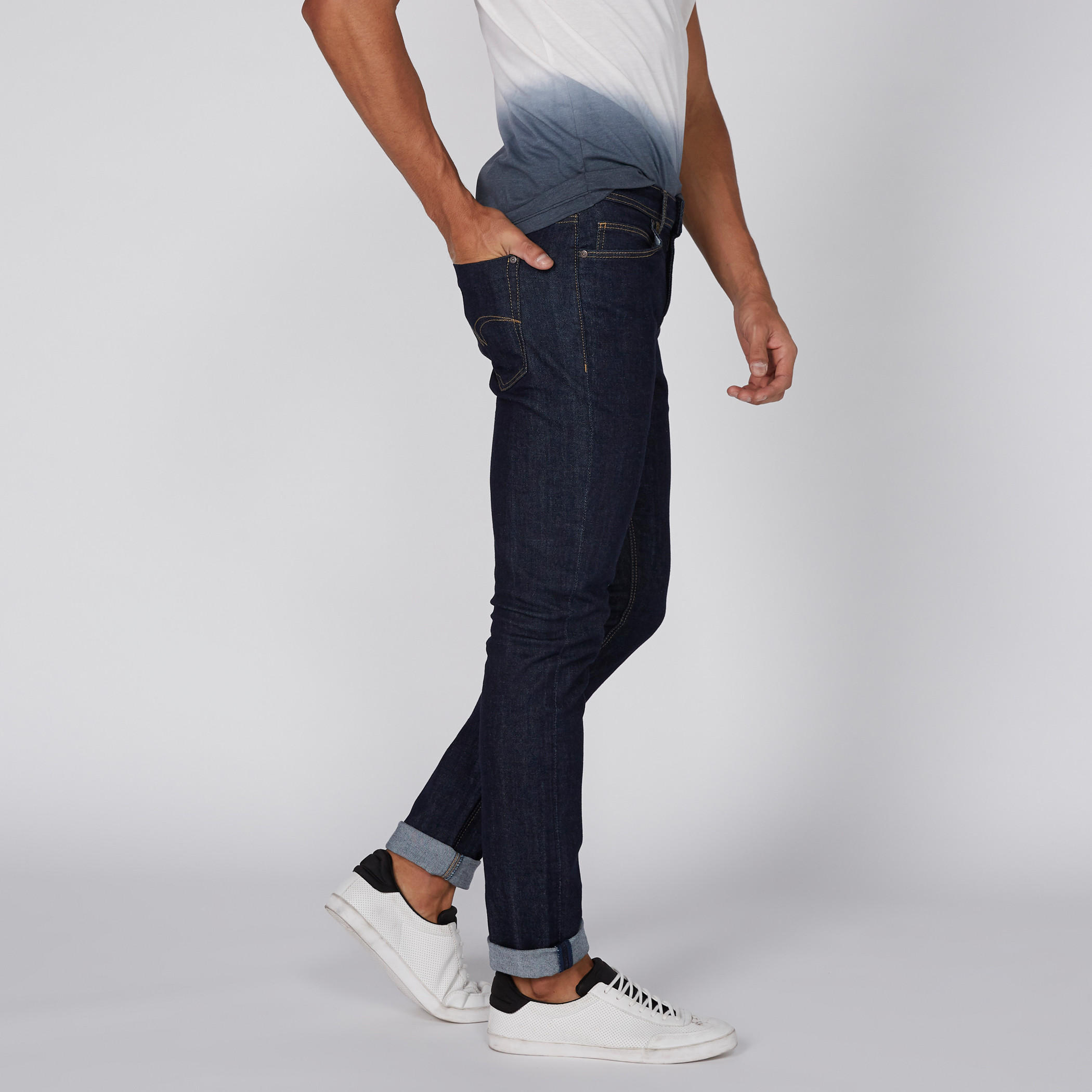 بنطال جينز طويل بزر إغلاق وجيوب من لي كوبر-men-clothing-bottoms-jeans-image-5