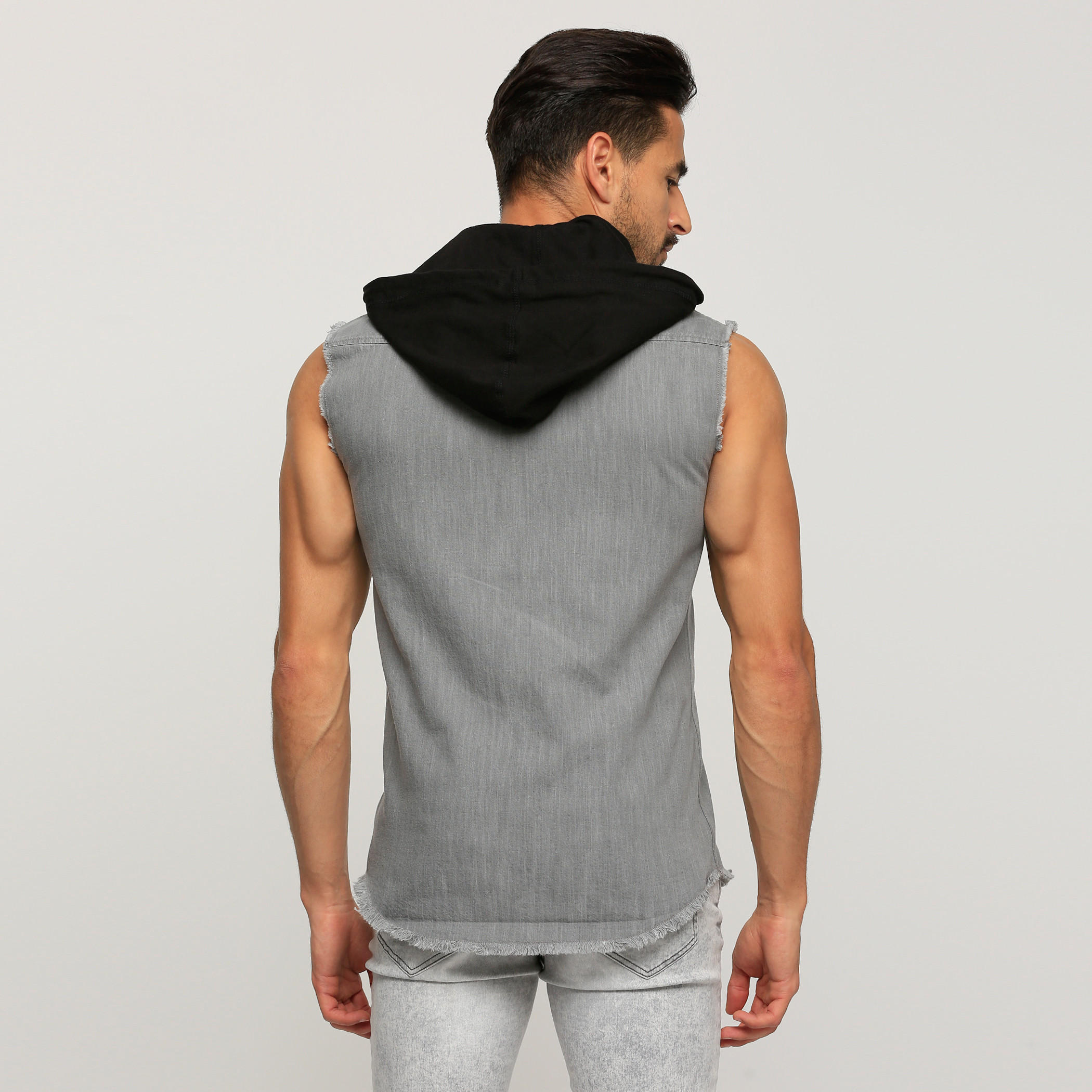 قميص دون أكمام بقبعة من لي كوبر-men-clothing-shirts-image-2