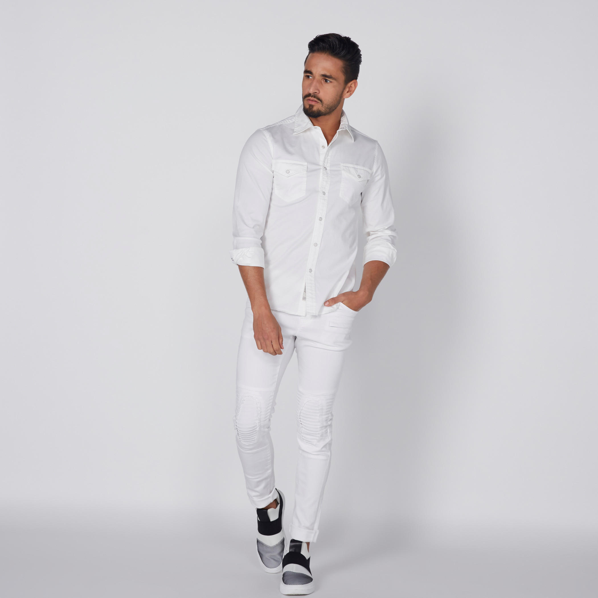 بنطال طويل بجيوب من لي كوبر-men-clothing-bottoms-trousersandchinos-trousers-image-2