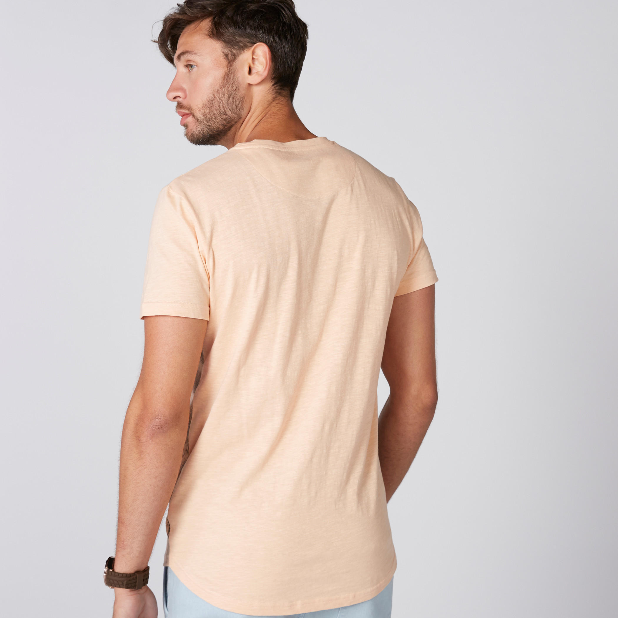 Printed T-Shirt with Round Neck and Short Sleeves-men-clothing-tshirtsandpolos-tshirts-image-2