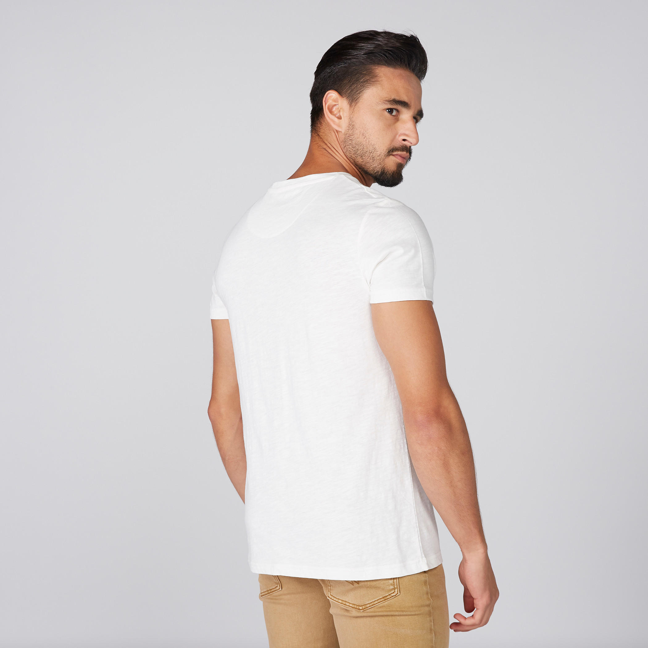 Printed T-Shirt with Round Neck and Short Sleeves-men-clothing-tshirtsandpolos-tshirts-image-2