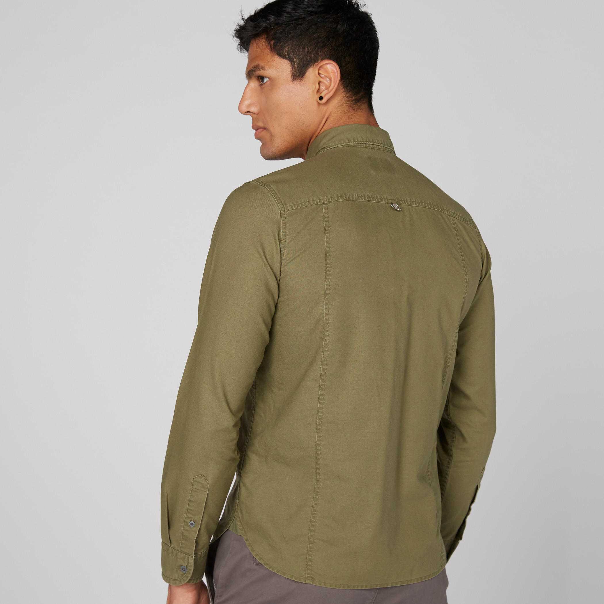 Lee Cooper Long Sleeves Shirt with Complete Placket-men-clothing-shirts-image-4
