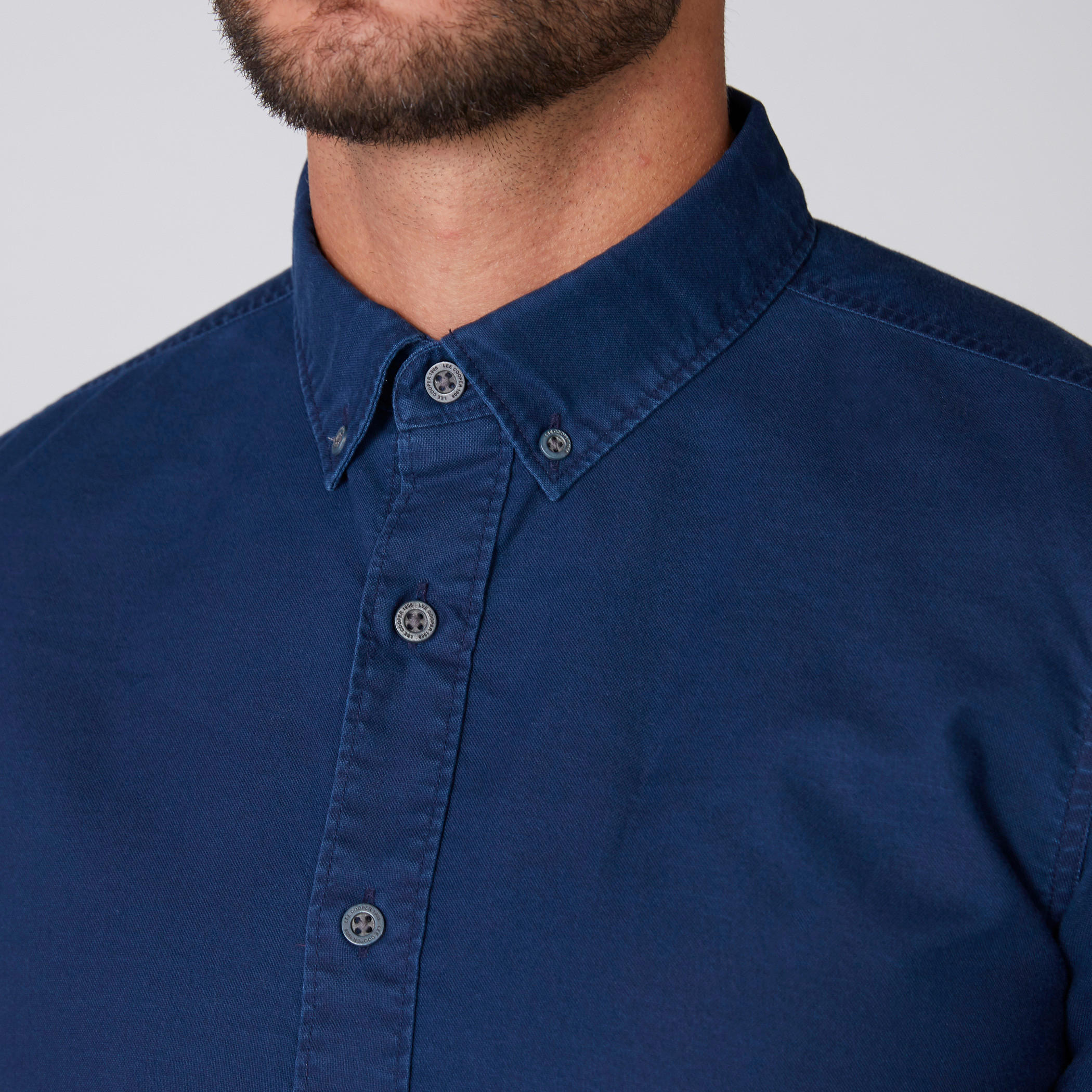 Lee Cooper Long Sleeves Shirt with Complete Placket-men-clothing-shirts-image-2