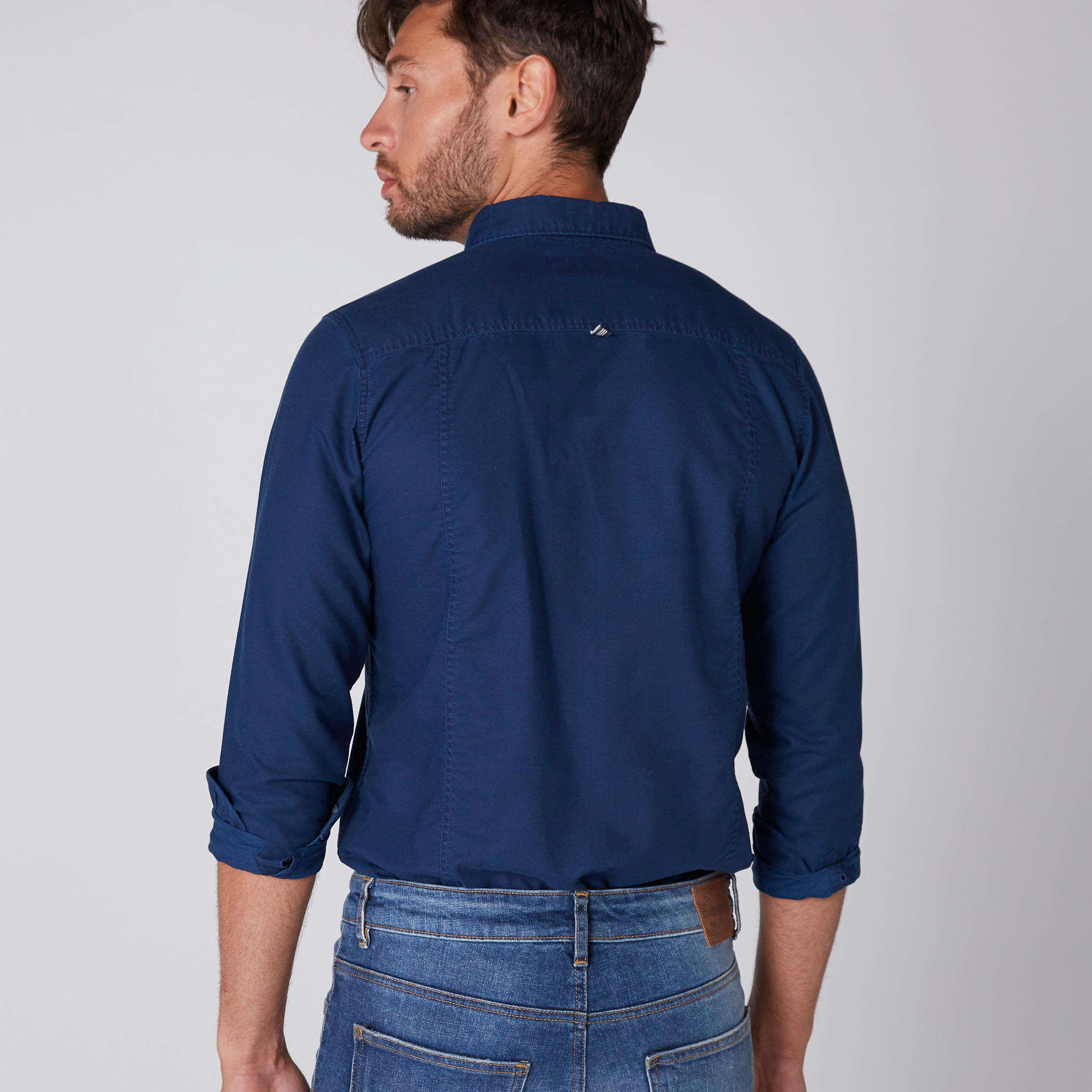 Lee Cooper Long Sleeves Shirt with Complete Placket-men-clothing-shirts-image-3