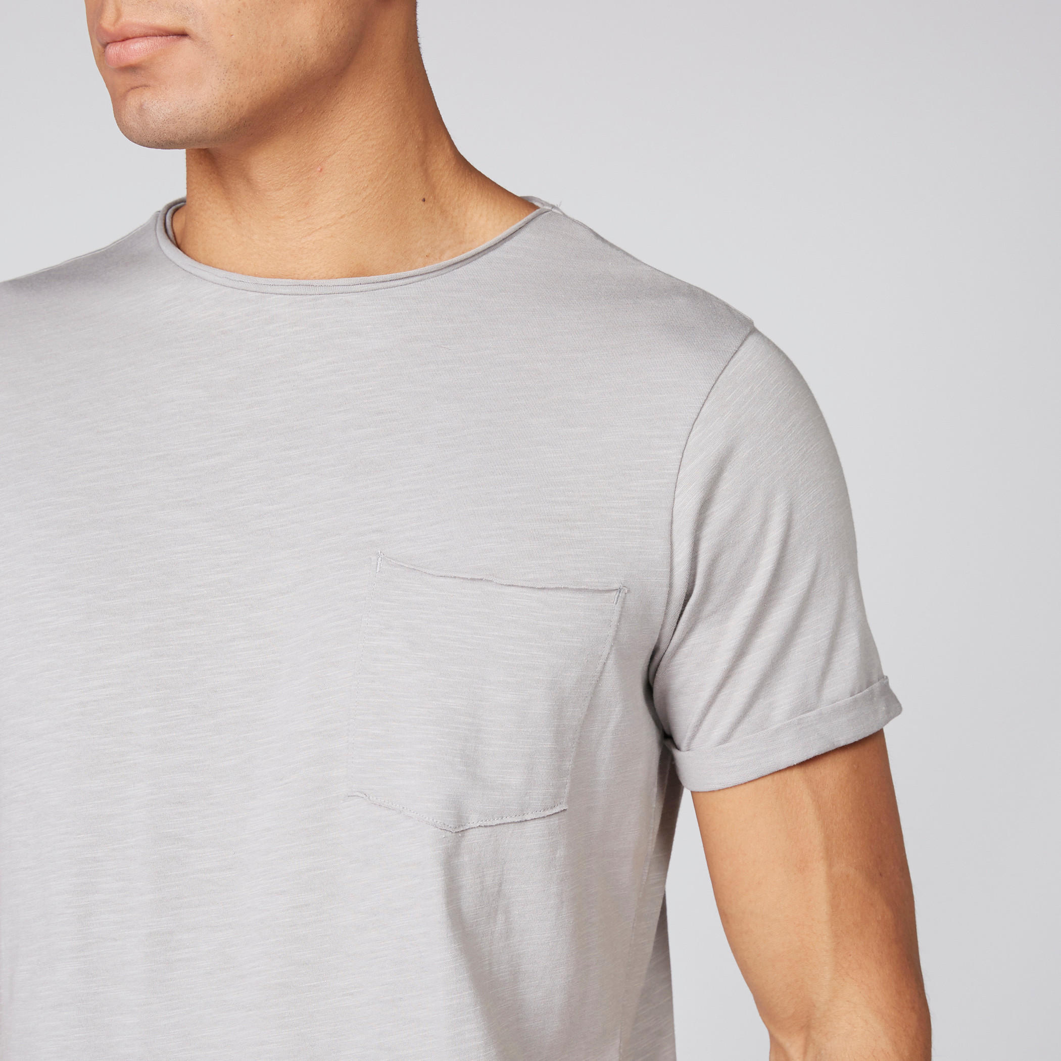 تيشيرت بياقة مستديرة وأكمام قصيرة من لي كوبر-men-clothing-tshirtsandpolos-tshirts-image-2