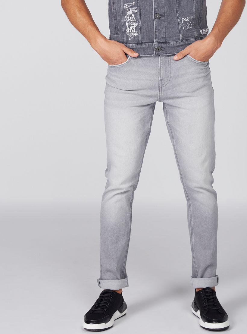 بنطال جينز طويل بجيب وزر إغلاق من لي كوبر-men-clothing-bottoms-jeans-image-1