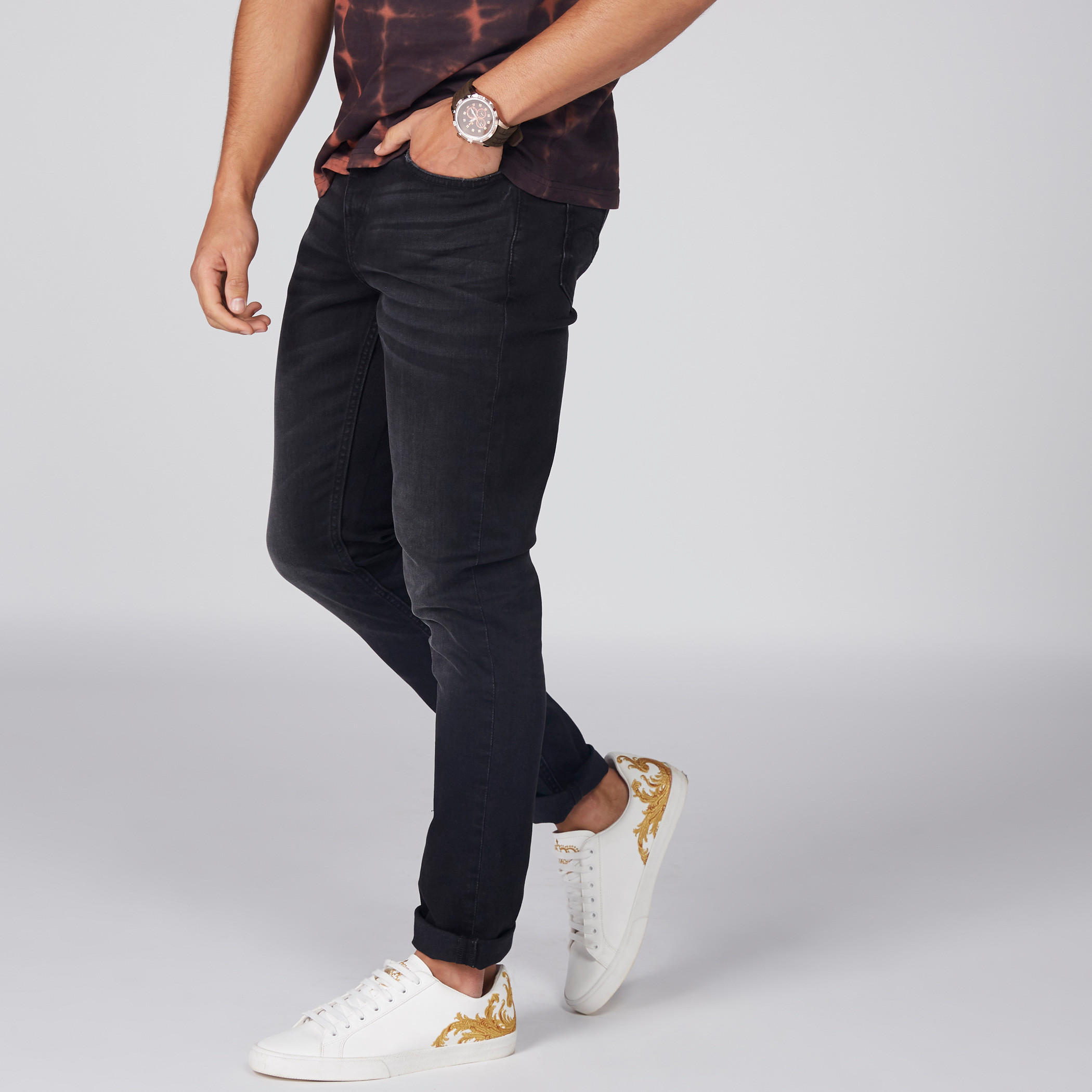 بنطال جينز طويل بزر إغلاق وجيوب من لي كوبر-men-clothing-bottoms-jeans-image-3