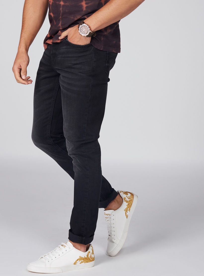 بنطال جينز طويل بزر إغلاق وجيوب من لي كوبر-men-clothing-bottoms-jeans-image-3