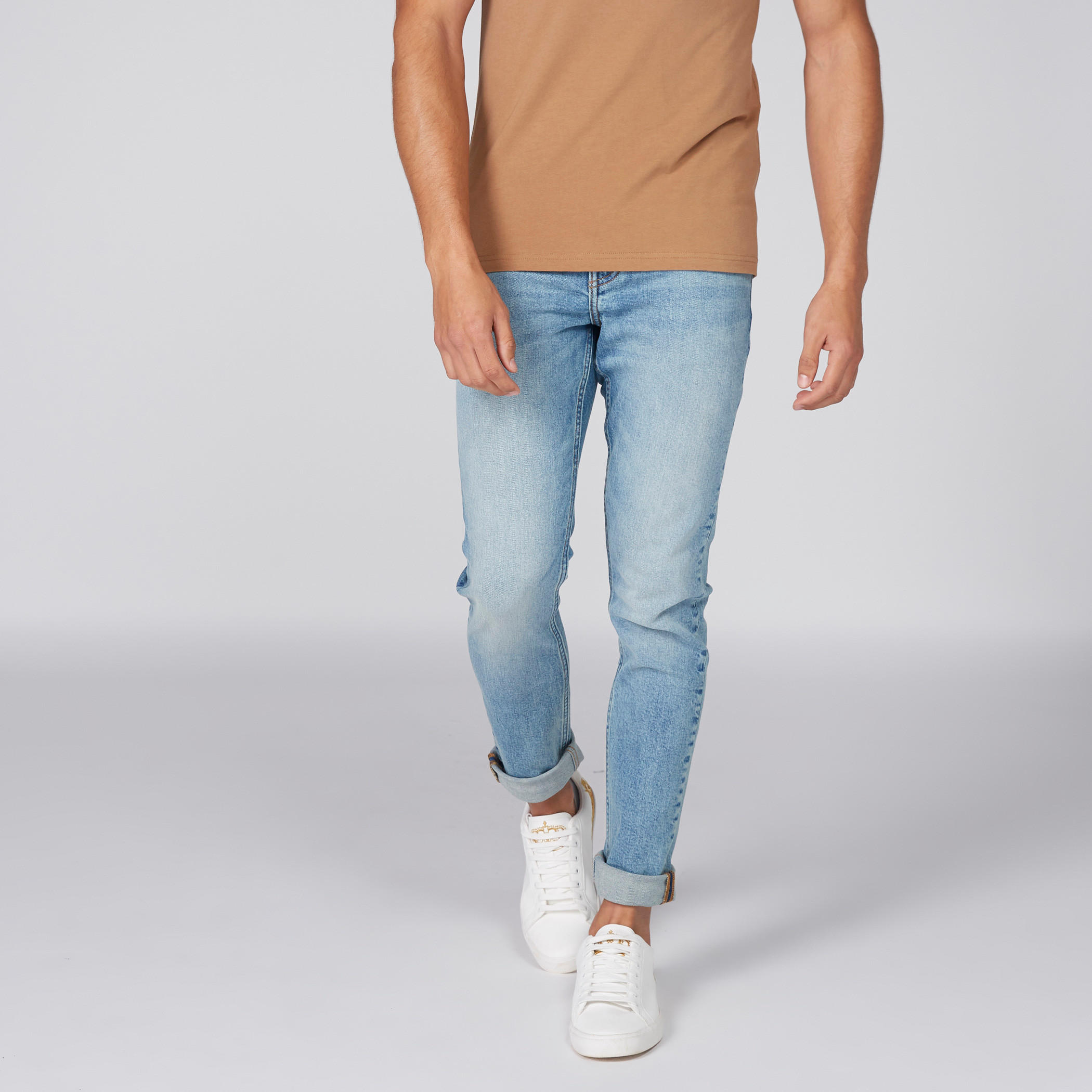 بنطال جينز طويل بجيوب من لي كوبر-men-clothing-bottoms-jeans-image-1