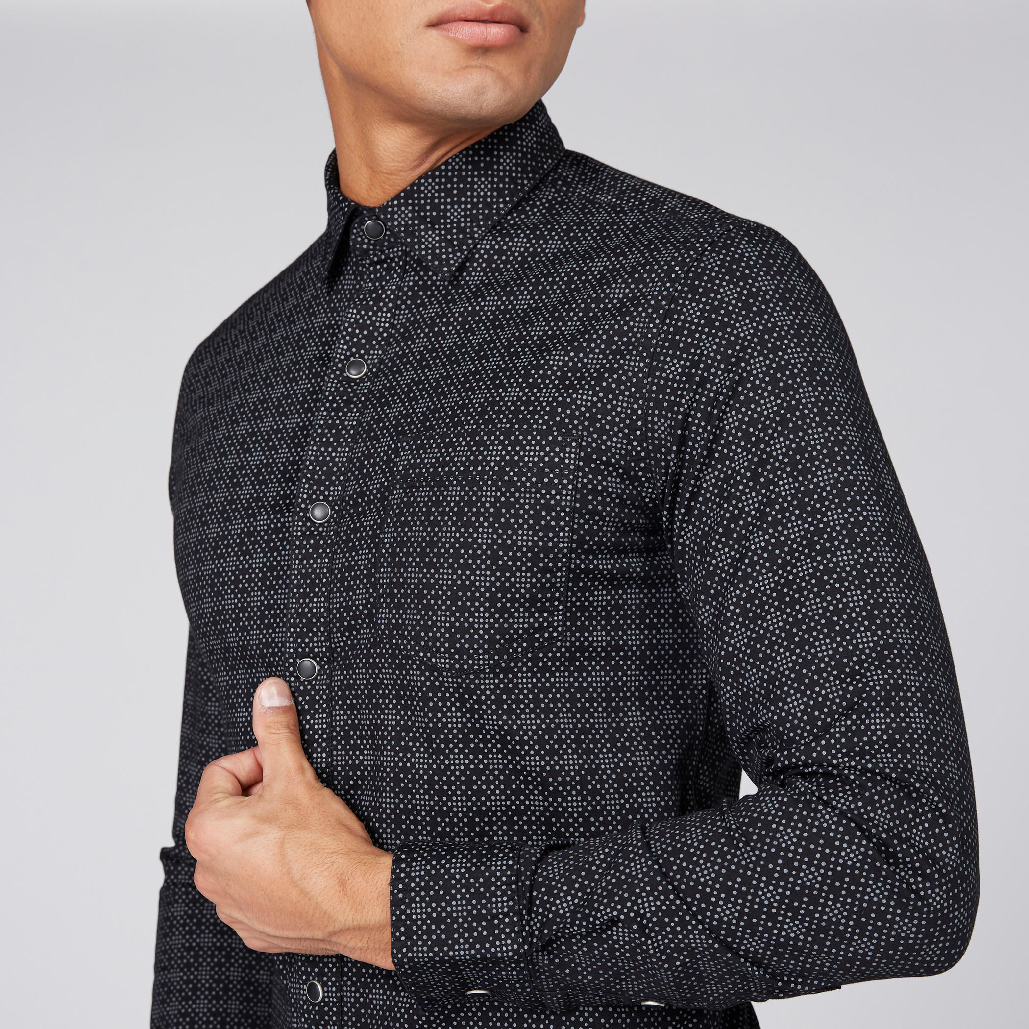 Lee Cooper Printed Shirt with Long Sleeves-men-clothing-shirts-image-3