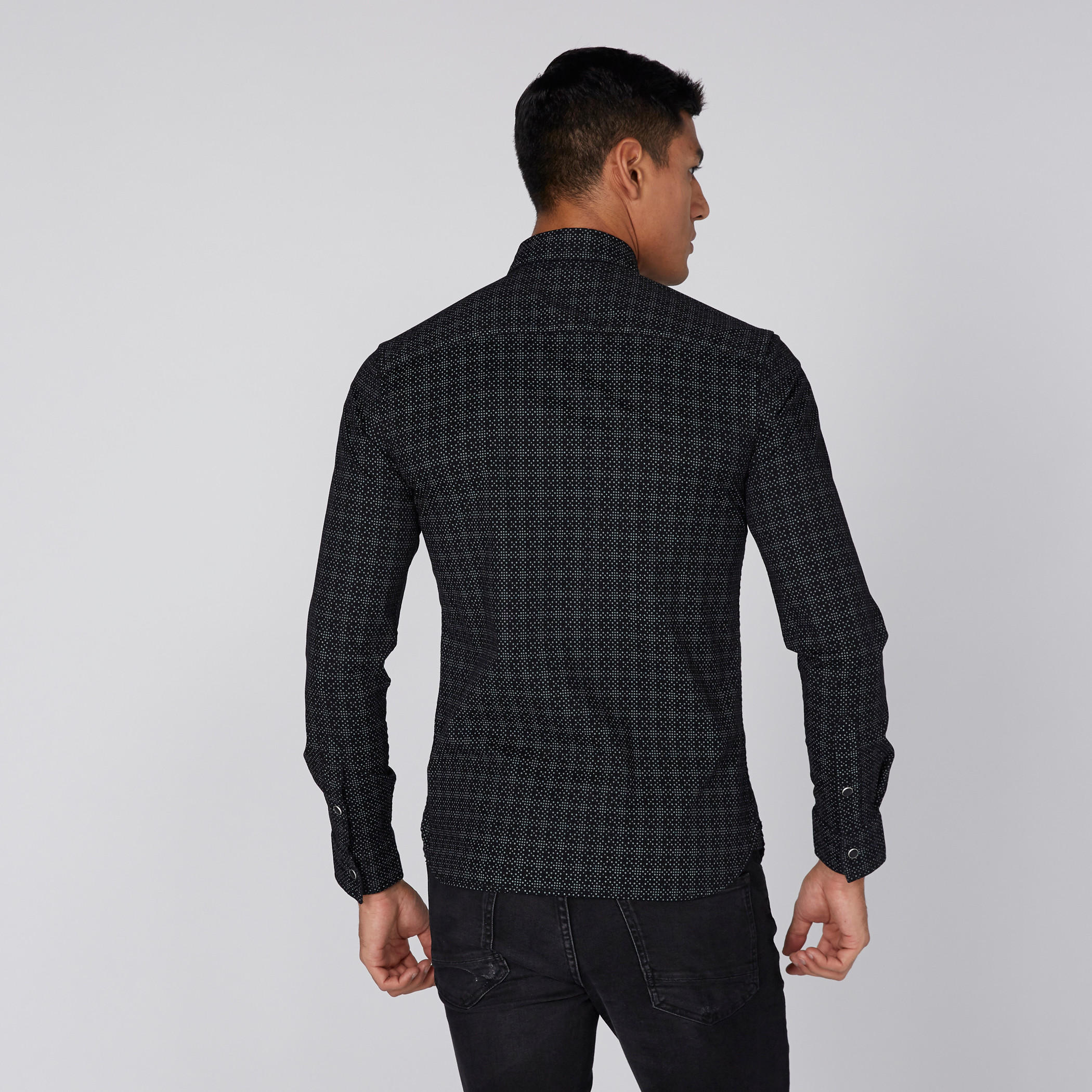 Lee Cooper Printed Shirt with Long Sleeves-men-clothing-shirts-image-4