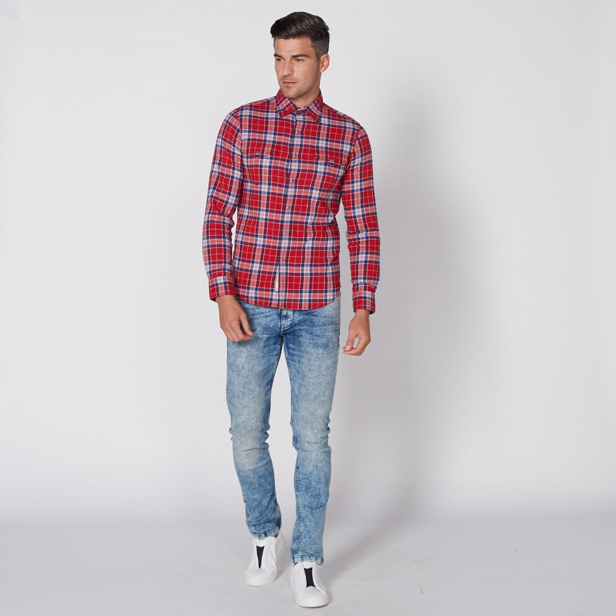Full Sleeves Shirt with Complete Placket-men-clothing-shirts-image-1