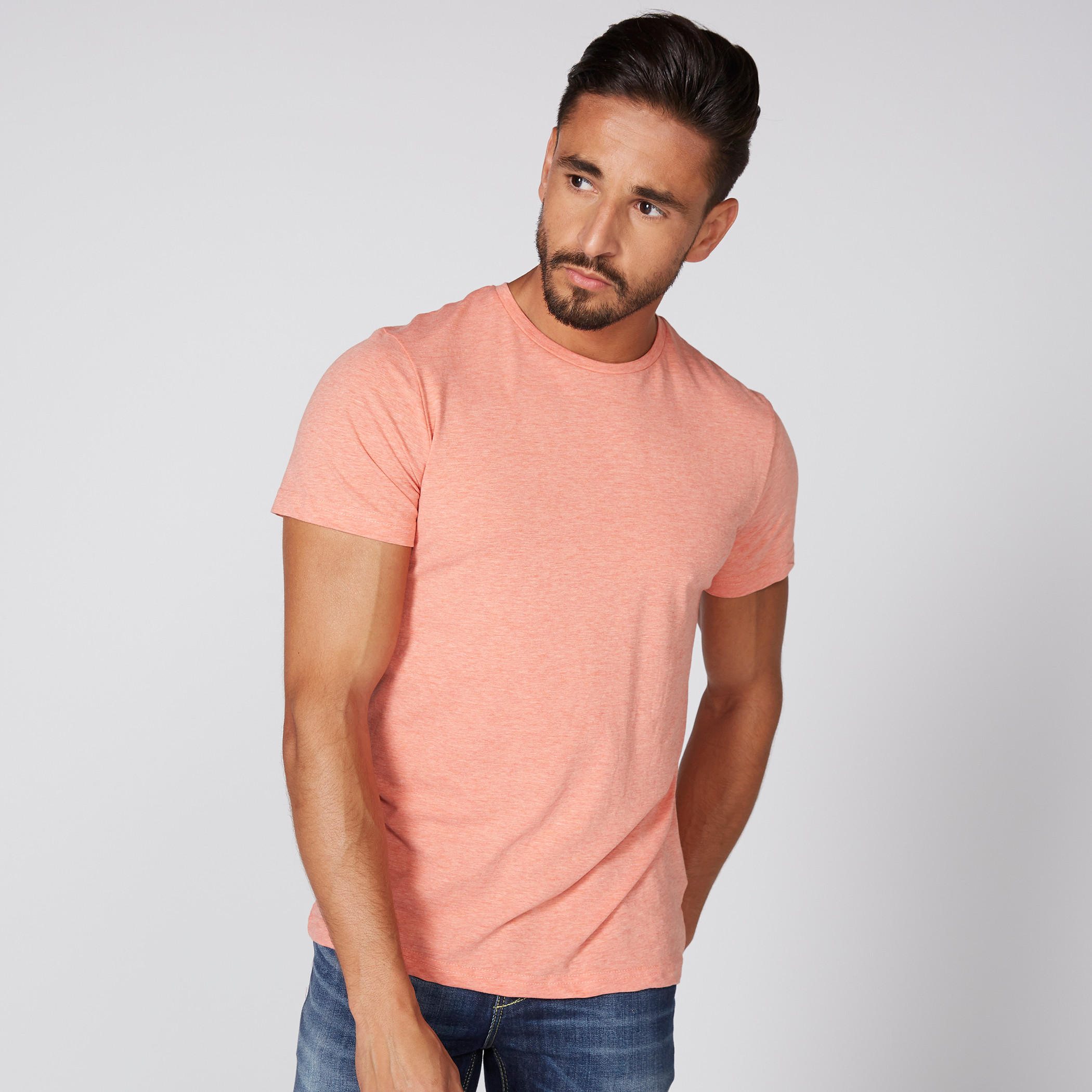 Lee Cooper Round Neck T-Shirt with Short Sleeves-men-clothing-tshirtsandpolos-tshirts-image-2