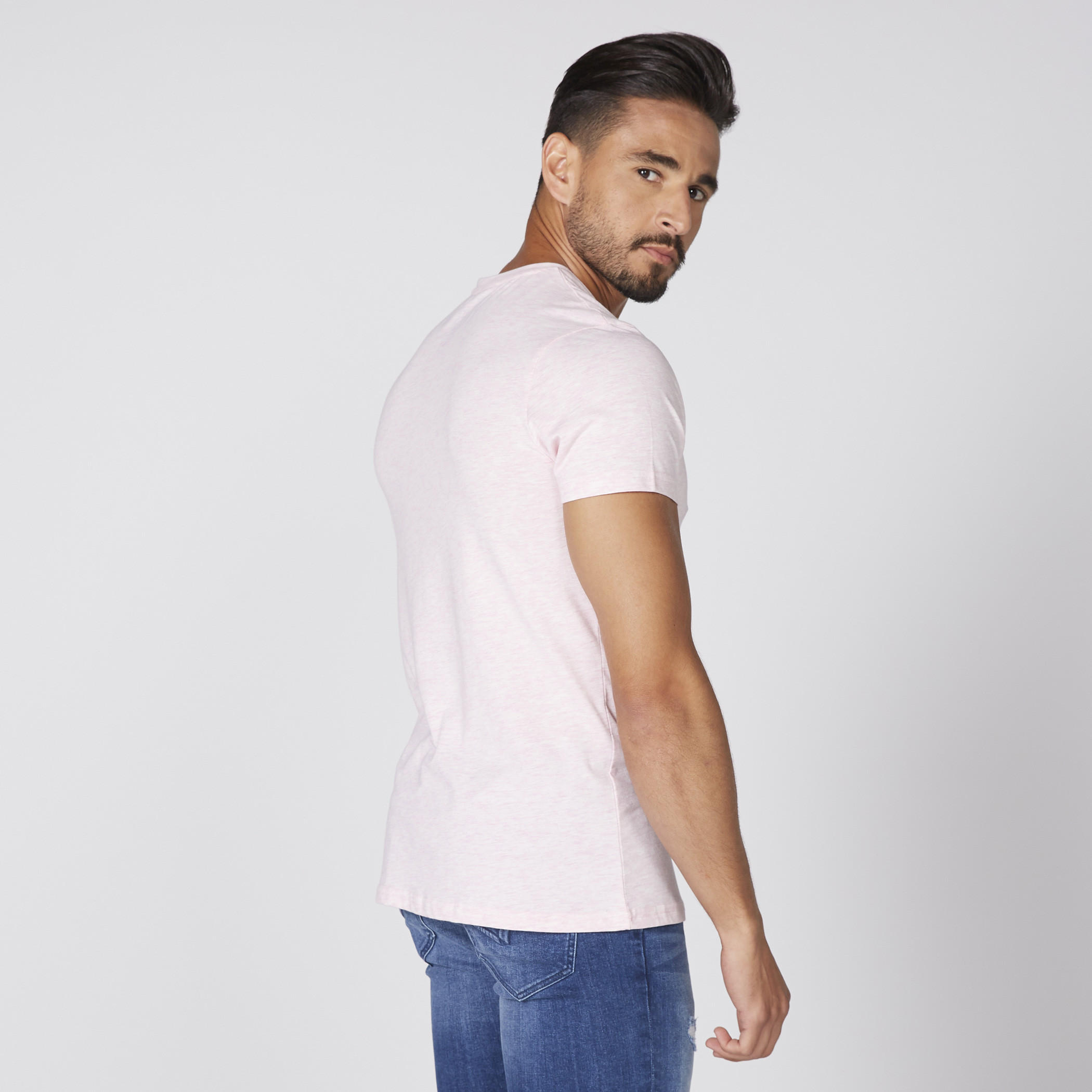 تيشيرت بياقة مستديرة وأكمام قصيرة من لي كوبر-men-clothing-tshirtsandpolos-tshirts-image-3