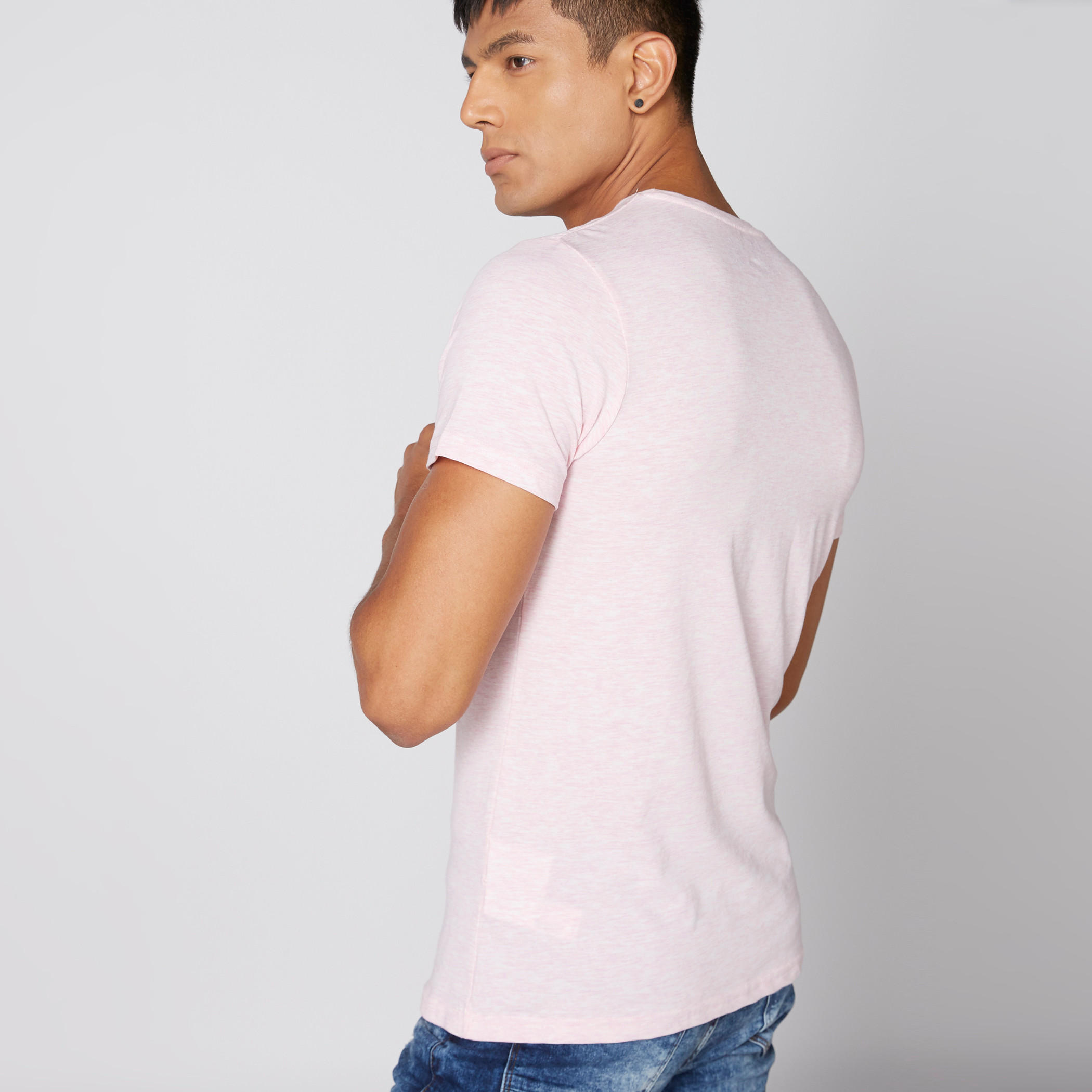 تيشيرت بياقة مستديرة وأكمام قصيرة من لي كوبر-men-clothing-tshirtsandpolos-tshirts-image-2