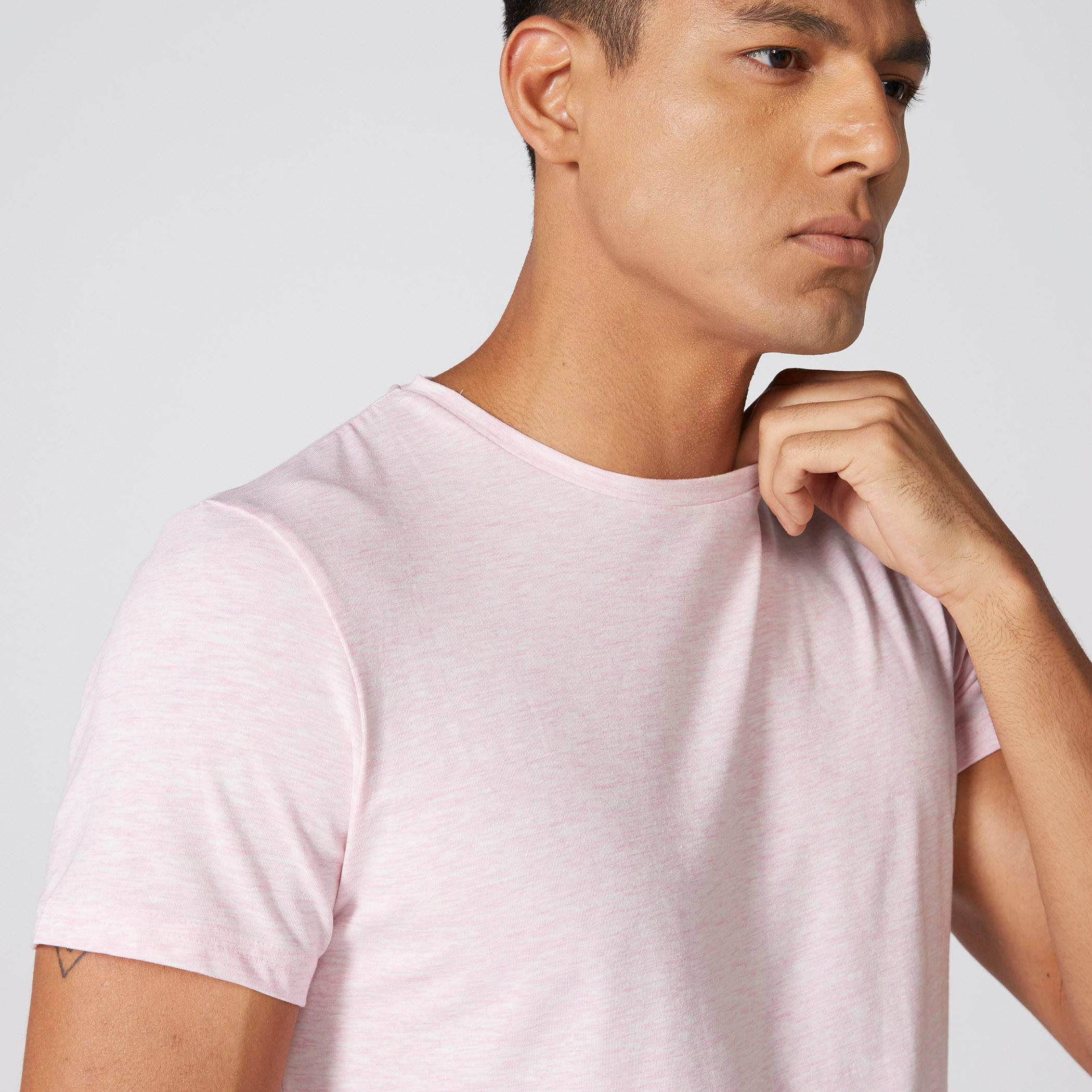 تيشيرت بياقة مستديرة وأكمام قصيرة من لي كوبر-men-clothing-tshirtsandpolos-tshirts-image-4