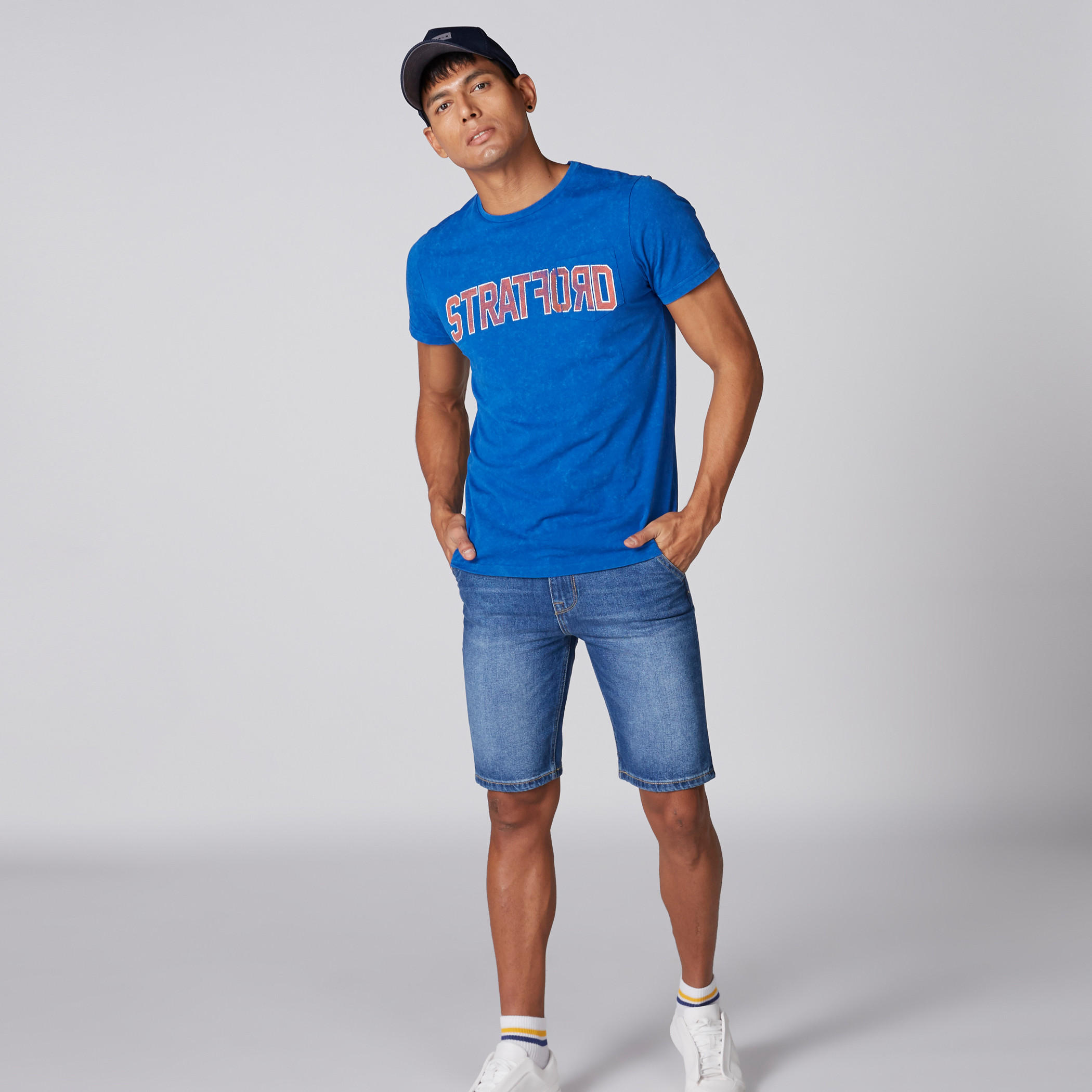 Lee Cooper Printed T-Shirt with Round Neck and Short Sleeves-men-clothing-tshirtsandpolos-tshirts-image-4