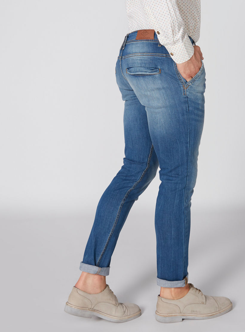 بنطال جينز طويل بزر إغلاق وجيوب من لي كوبر-men-clothing-bottoms-jeans-image-2