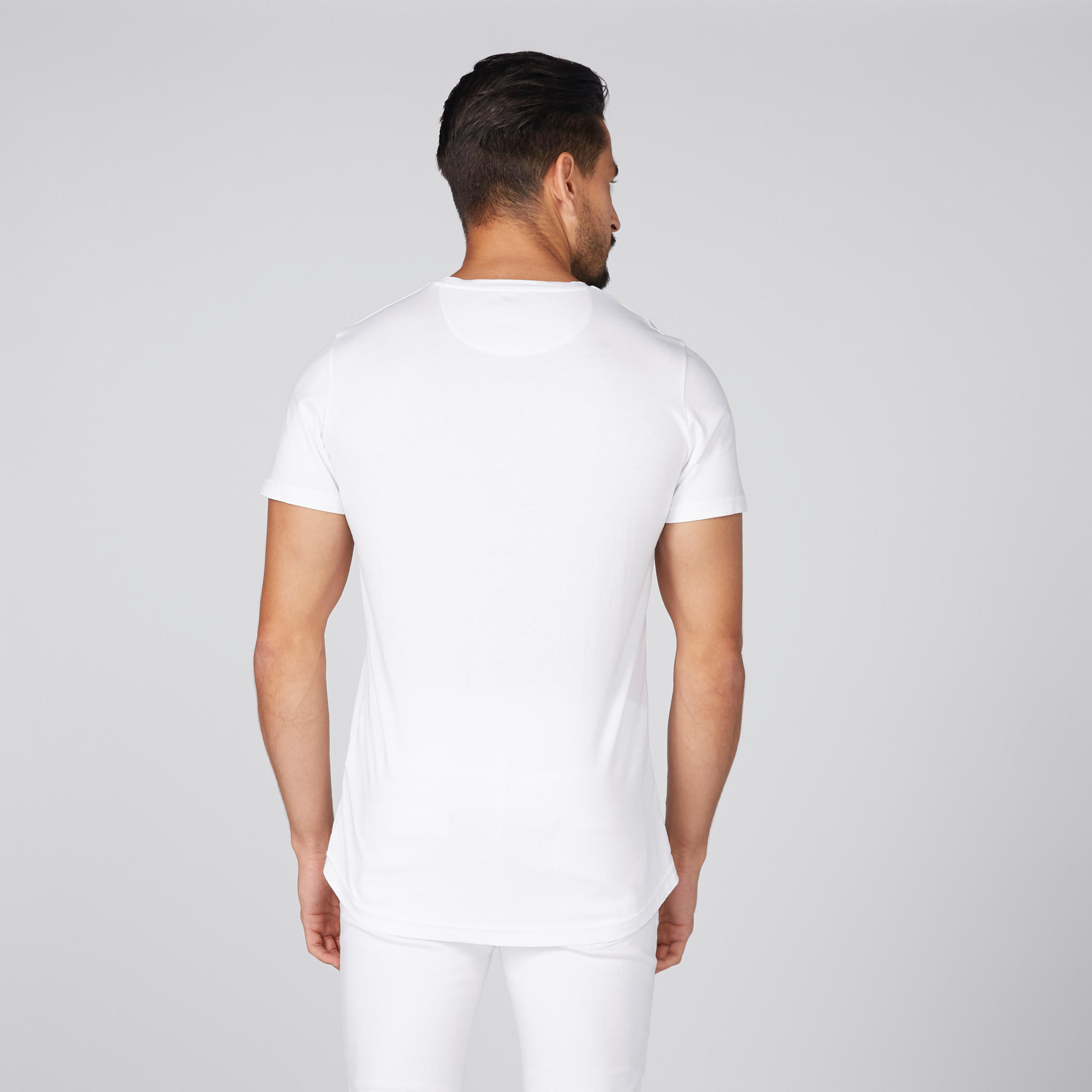تيشيرت بياقة مستديرة وأكمام قصيرة وطبعات من لي كوبر-men-clothing-tshirtsandpolos-tshirts-image-2