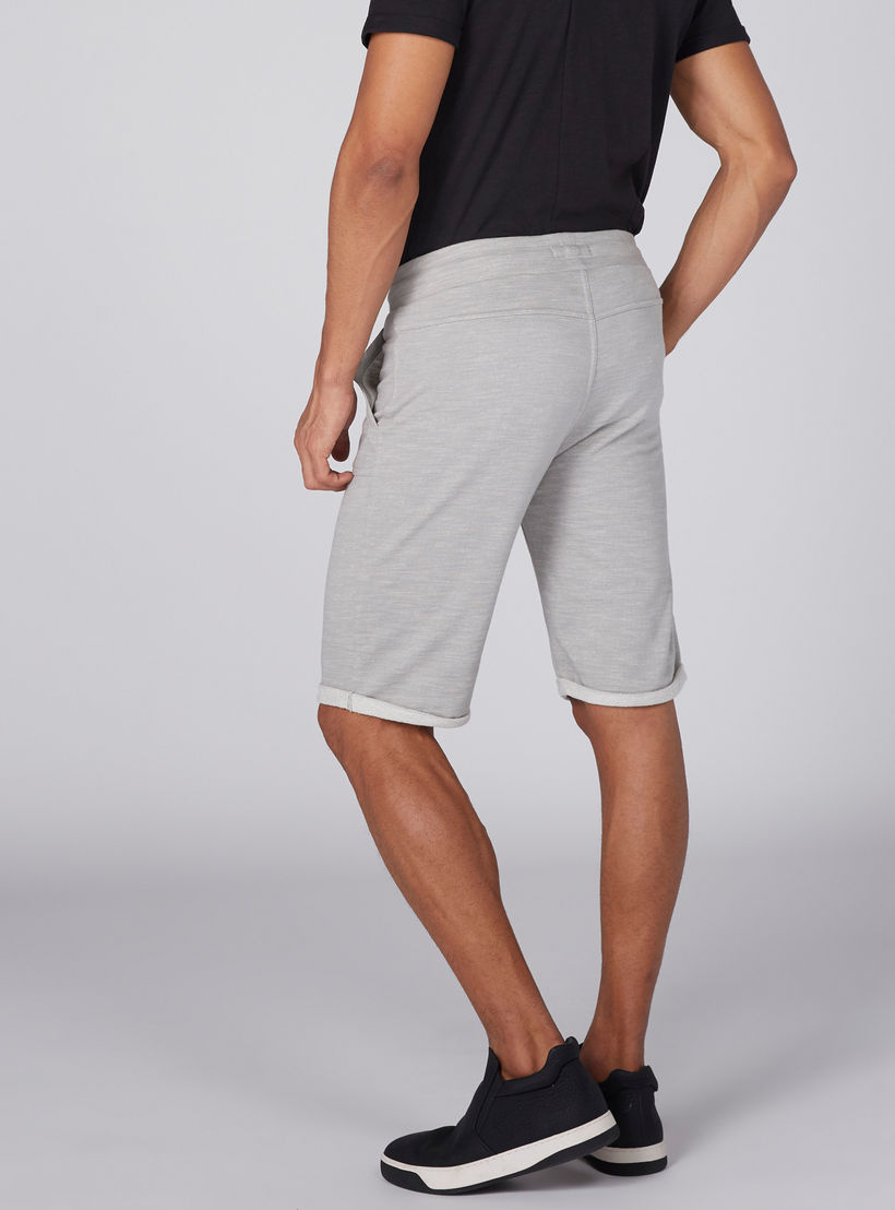 Lee Cooper Knit Shorts with Elasticised Waistband and Pocket Detail-men-clothing-bottoms-shorts-image-5
