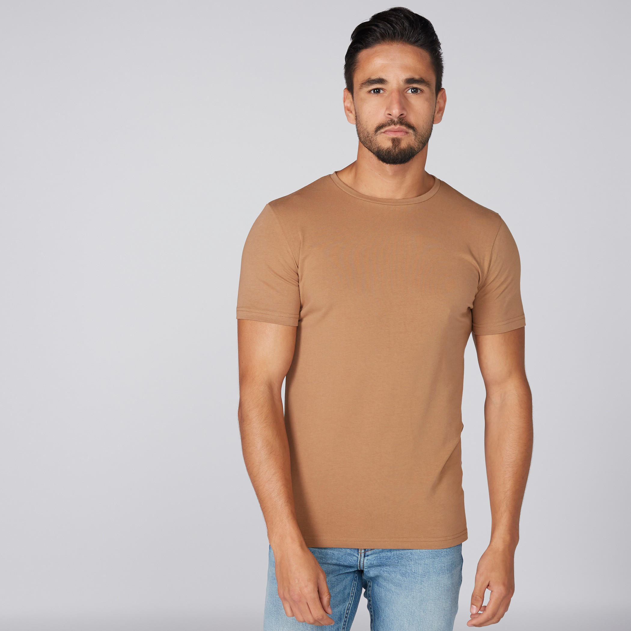 Lee Cooper Round Neck T-Shirt with Short Sleeves-men-clothing-tshirtsandpolos-tshirts-image-1