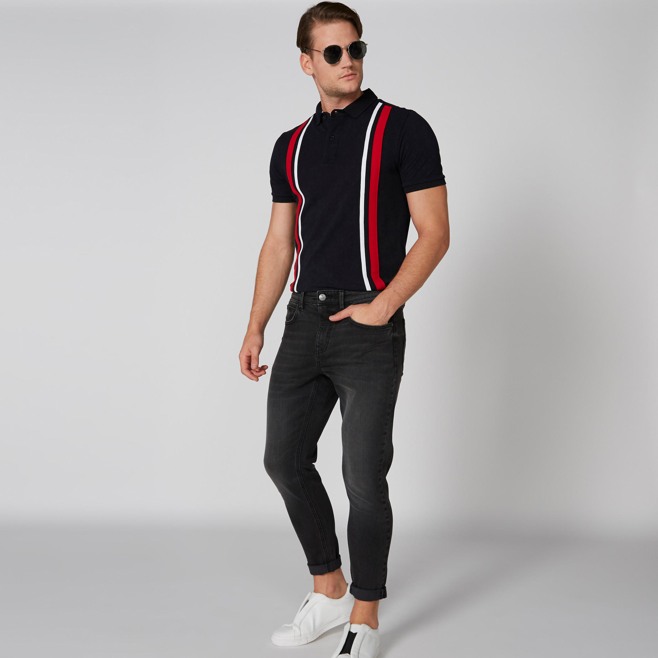 بنطال جينز طويل بزر إغلاق وجيوب من لي كوبر-men-clothing-bottoms-jeans-image-3