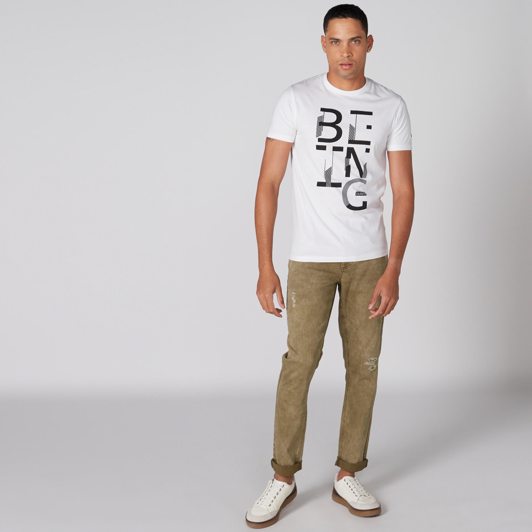 Lee Cooper Distressed Full Length Jeans with Button Closure-men-clothing-bottoms-jeans-image-3