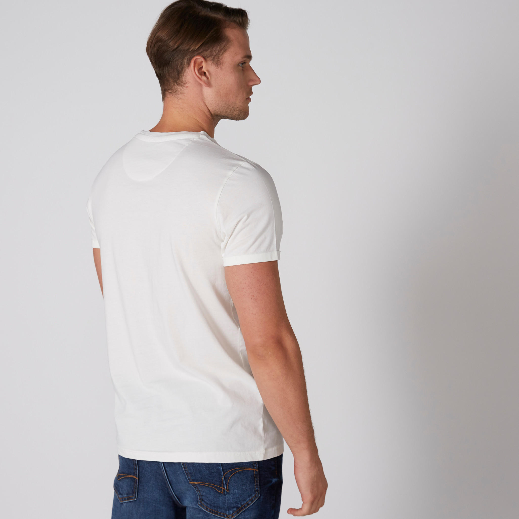 Lee Cooper Printed T-Shirt with Round Neck and Short Sleeves-men-clothing-tshirtsandpolos-tshirts-image-2