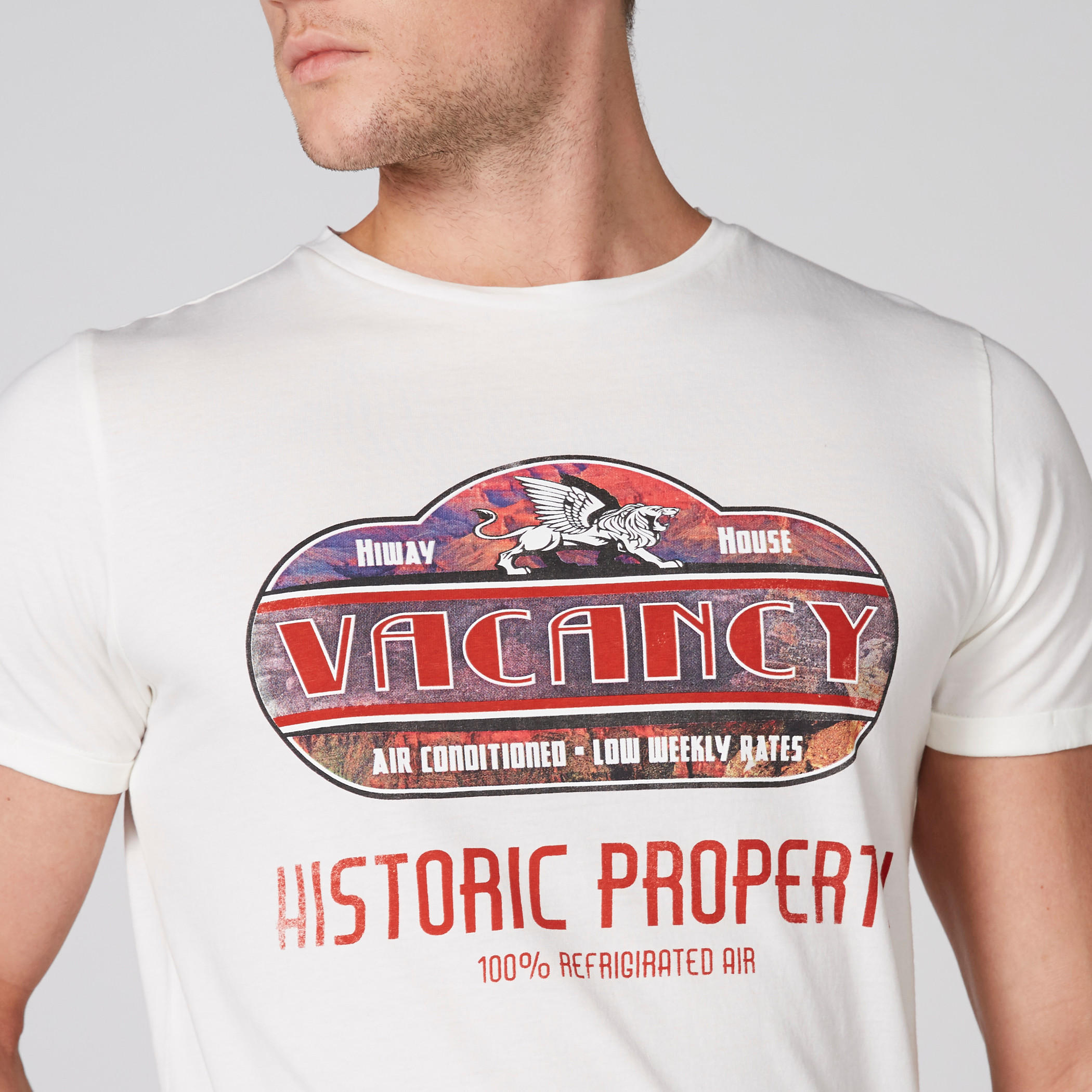Lee Cooper Printed T-Shirt with Round Neck and Short Sleeves-men-clothing-tshirtsandpolos-tshirts-image-4