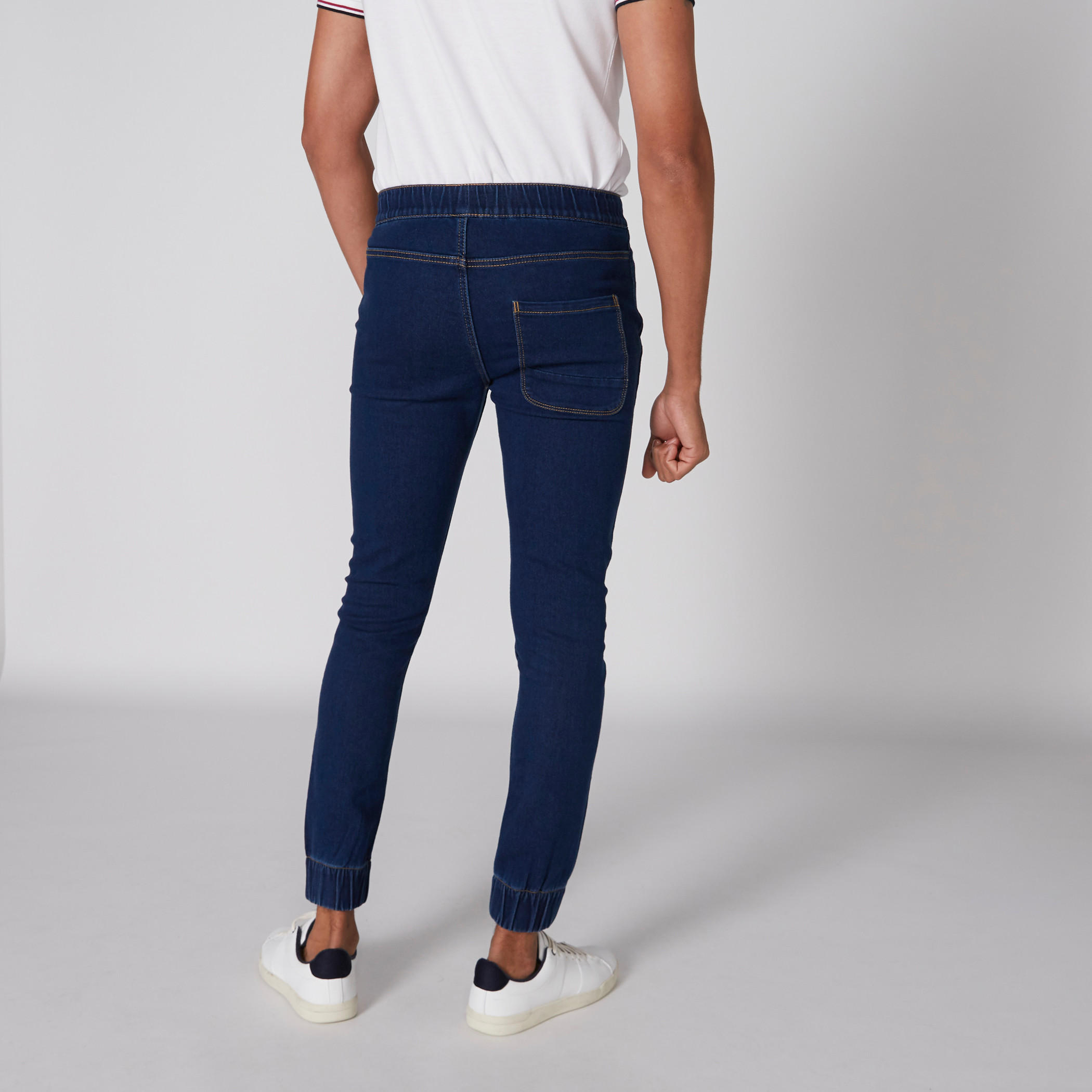 بنطال رياضي طويل بخصر مطّاطي من لي كوبر-men-clothing-bottoms-jeans-image-2