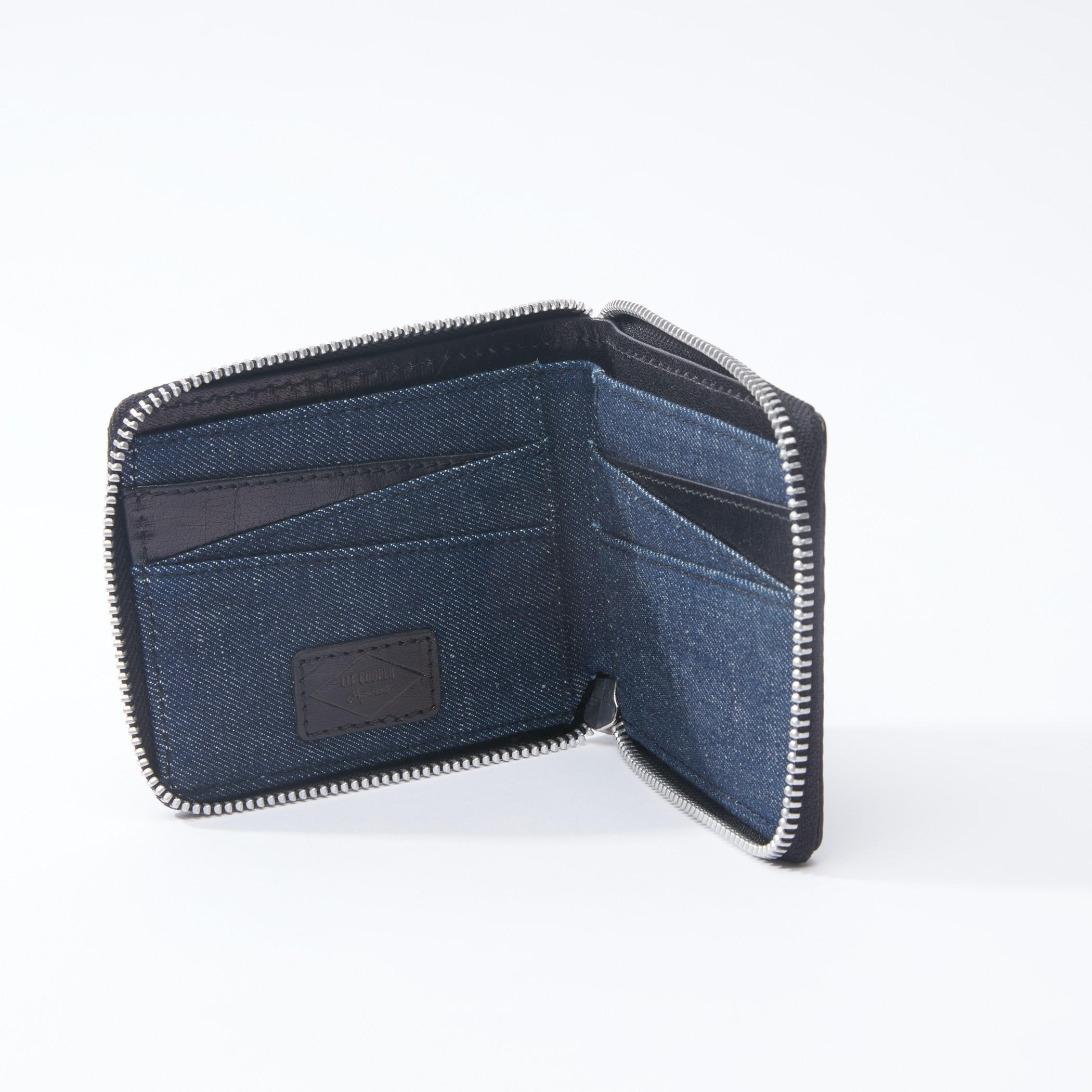 Lee Cooper Textured  Wallet with Zip Closure-men-beltsandwallets-wallets-image-2