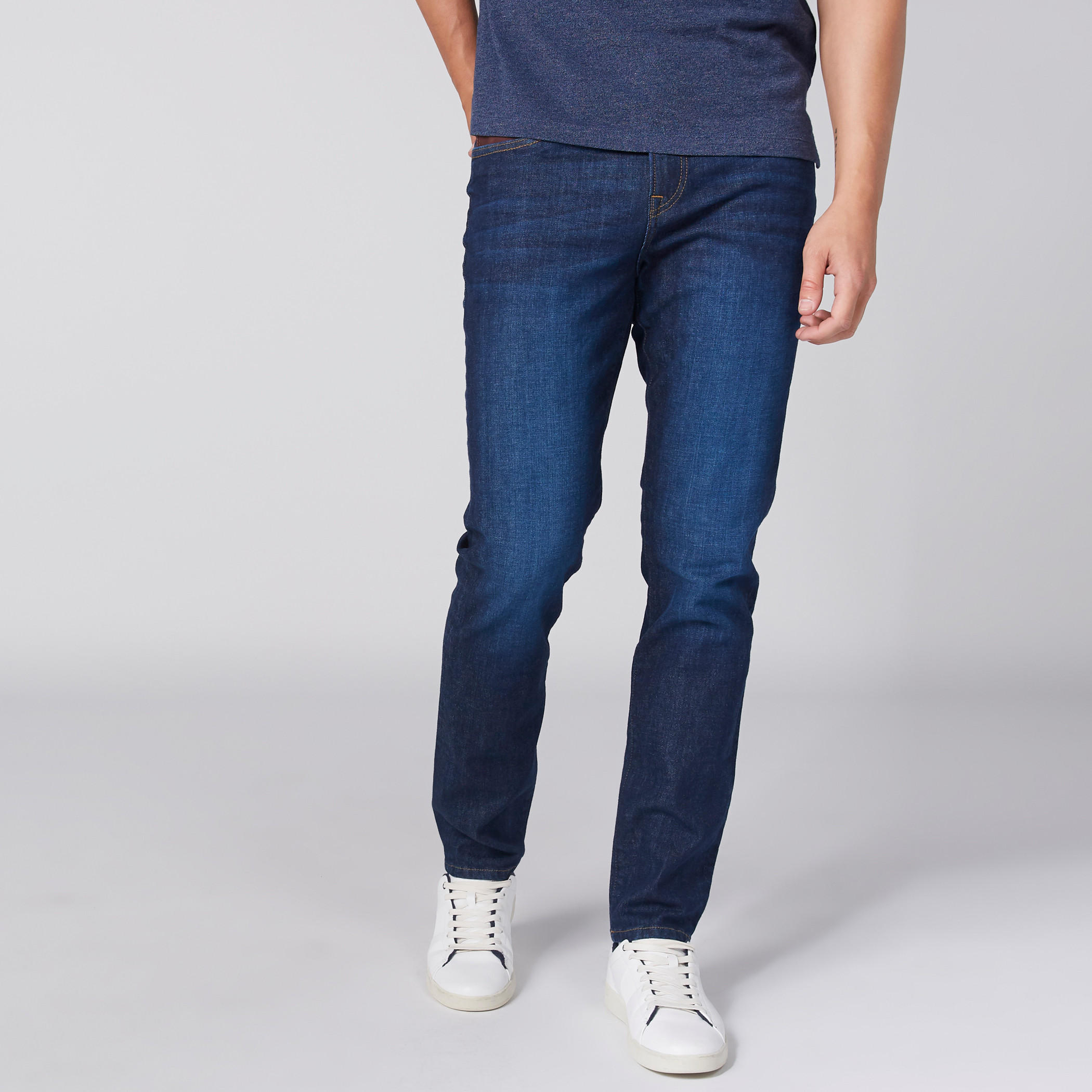 Full Length Jeans with Pocket Detail and Button Closure-men-clothing-bottoms-jeans-image-2