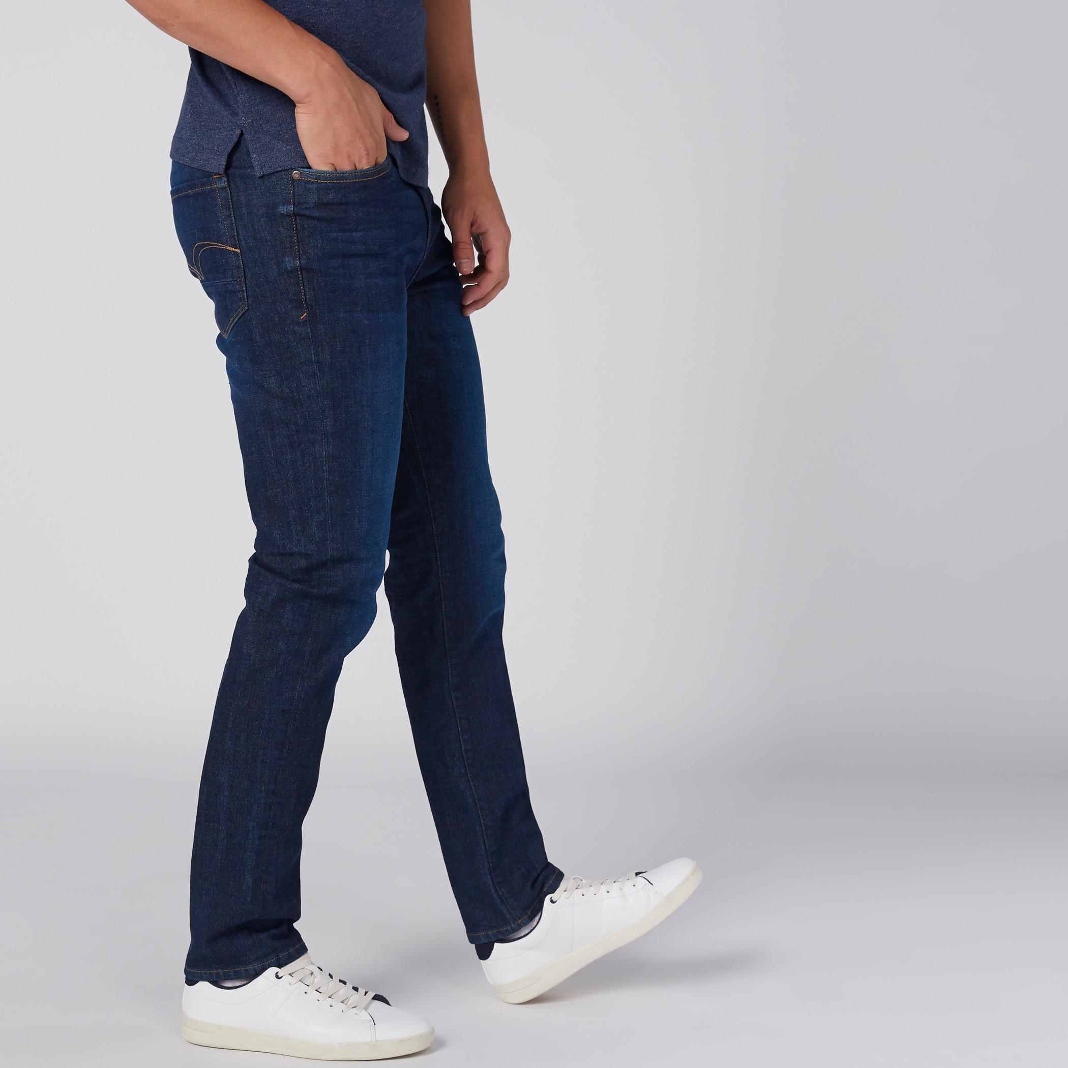 Full Length Jeans with Pocket Detail and Button Closure-men-clothing-bottoms-jeans-image-3