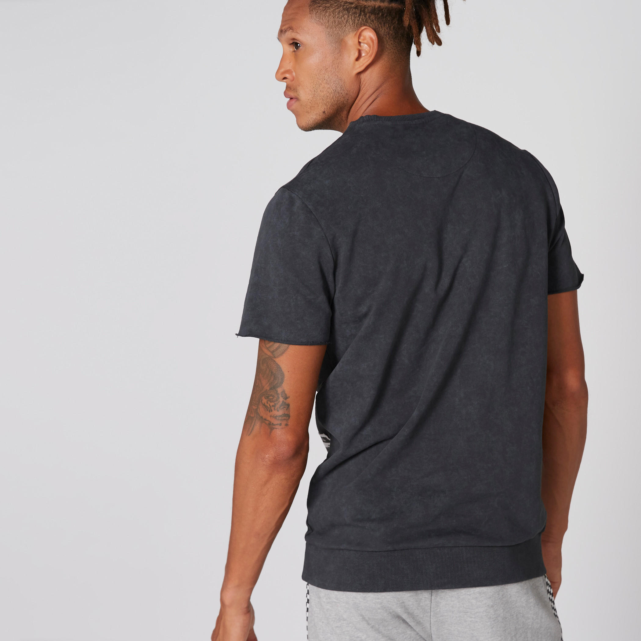 Lee Cooper Printed T-Shirt with Crew Neck and Short Sleeves-men-clothing-tshirtsandpolos-tshirts-image-2