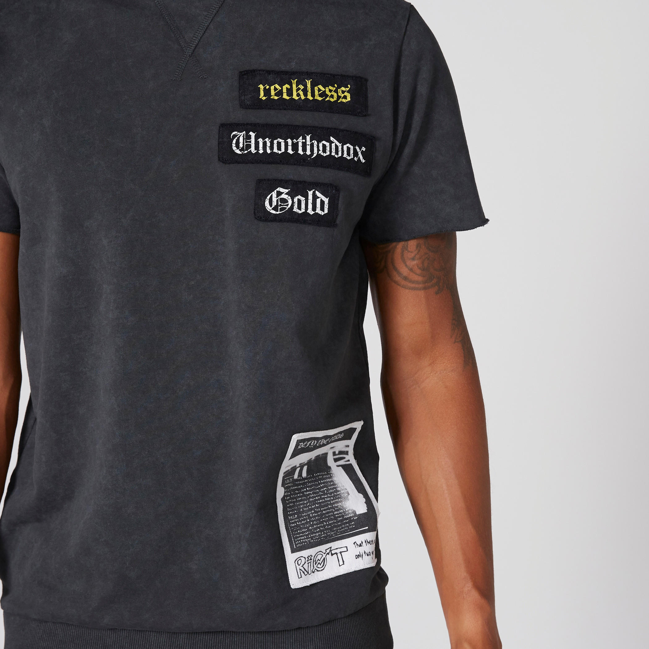 Lee Cooper Printed T-Shirt with Crew Neck and Short Sleeves-men-clothing-tshirtsandpolos-tshirts-image-4
