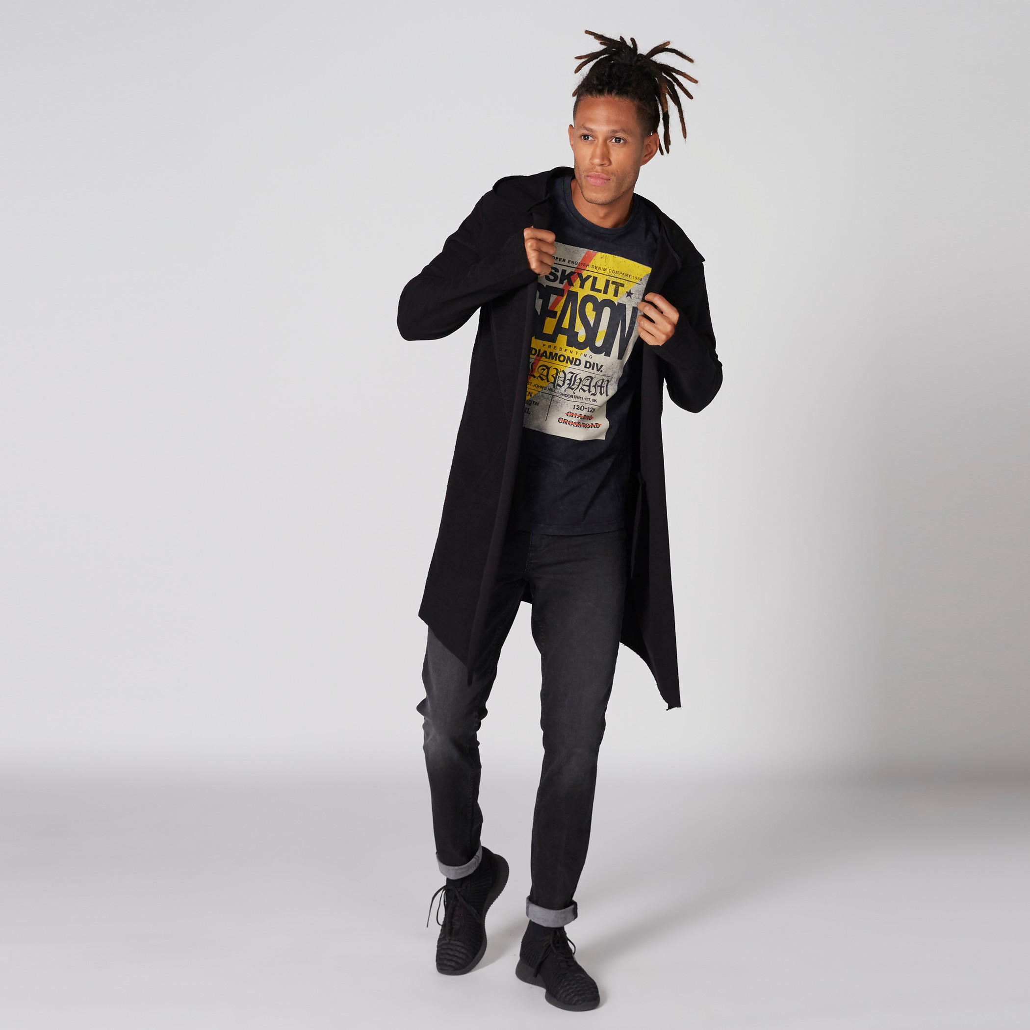 سترة مفتوحة من الأمام بأكمام طويلة وقبعة من لي كوبر-men-clothing-sweatersandpullovers-image-2