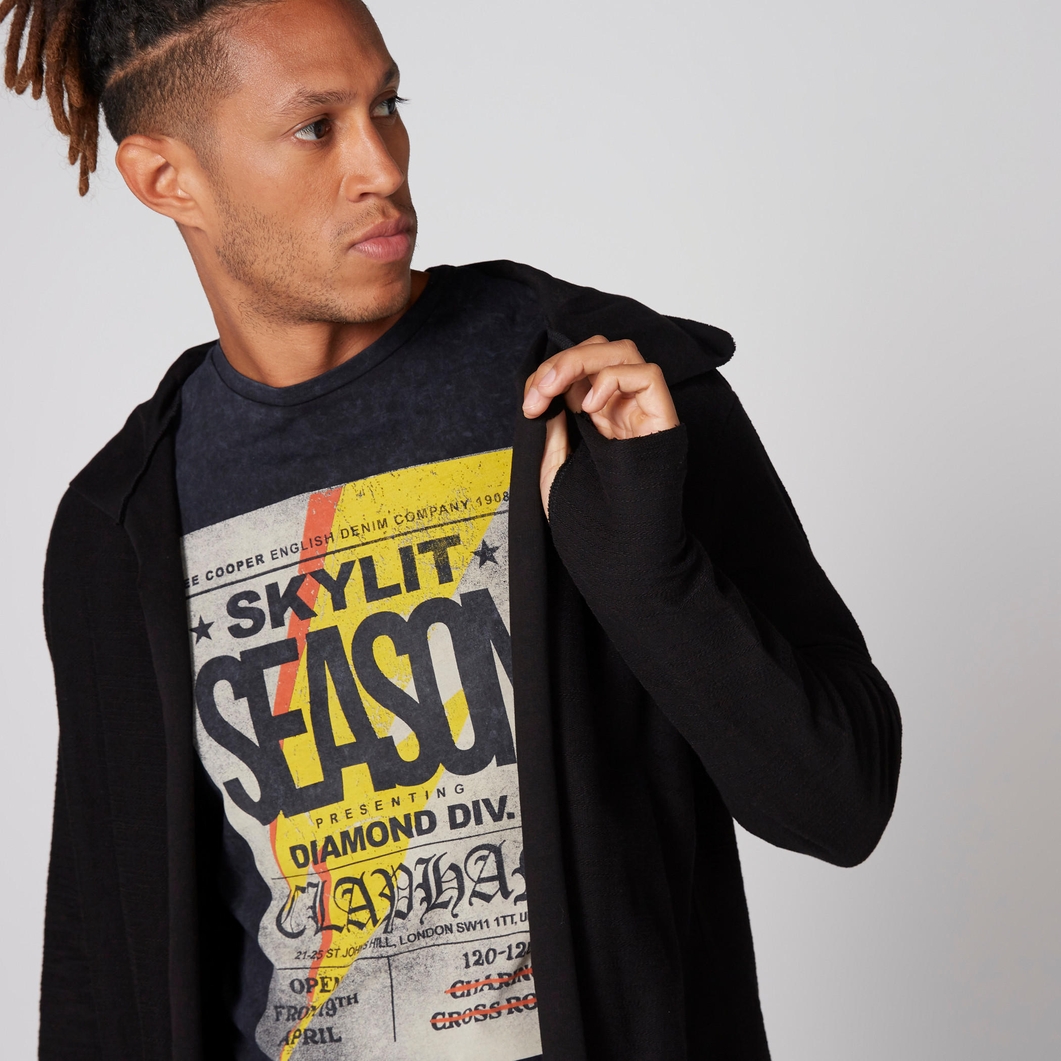 سترة مفتوحة من الأمام بأكمام طويلة وقبعة من لي كوبر-men-clothing-sweatersandpullovers-image-4