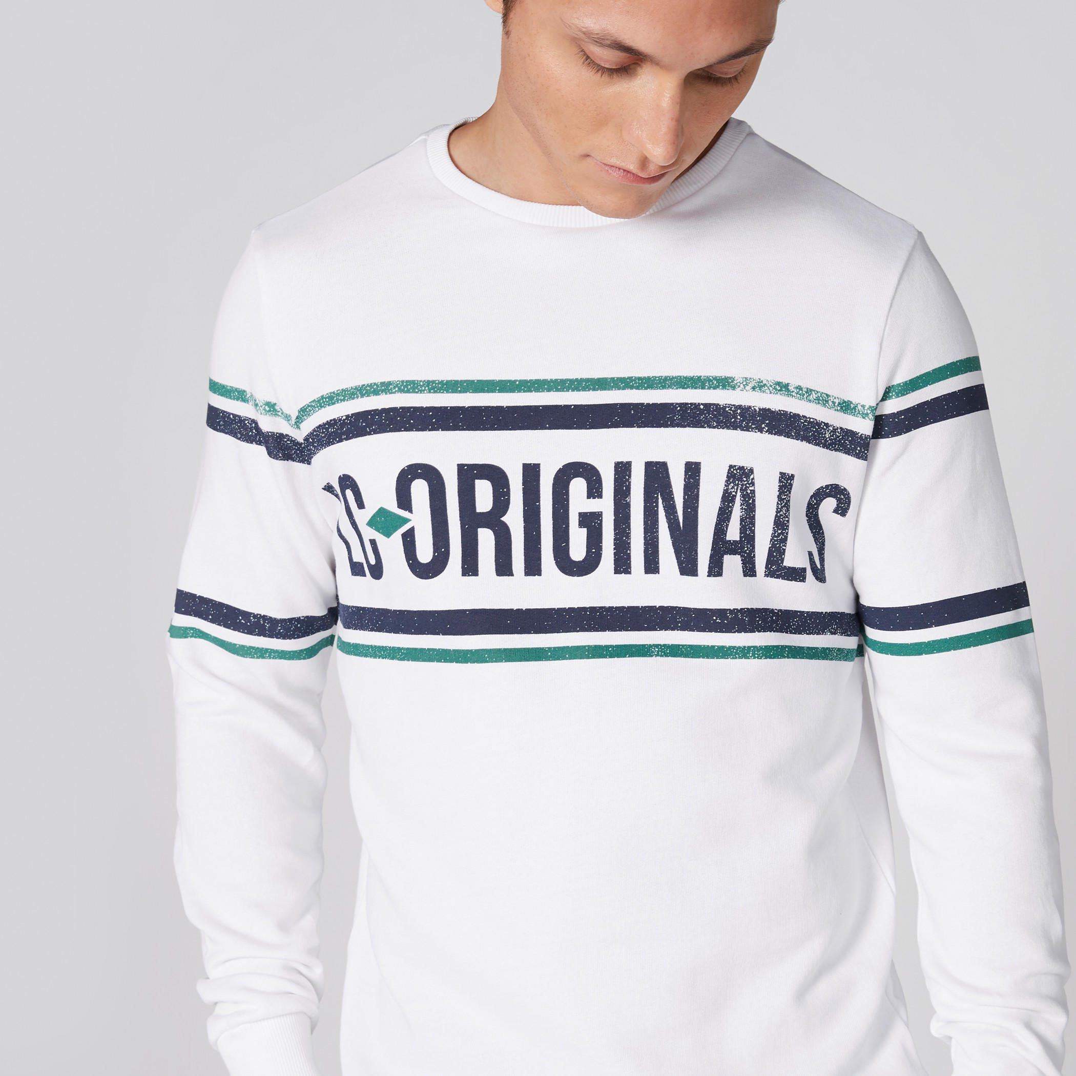 Printed T-Shirt with Crew Neck and Long Sleeves-men-winterwear-hoodiesandsweatshirts-image-4