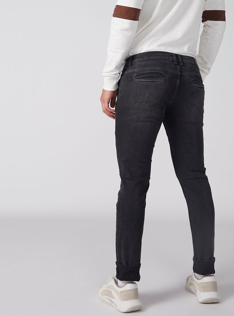بنطال جينز طويل بزر إغلاق وجيوب-men-clothing-bottoms-jeans-image-1
