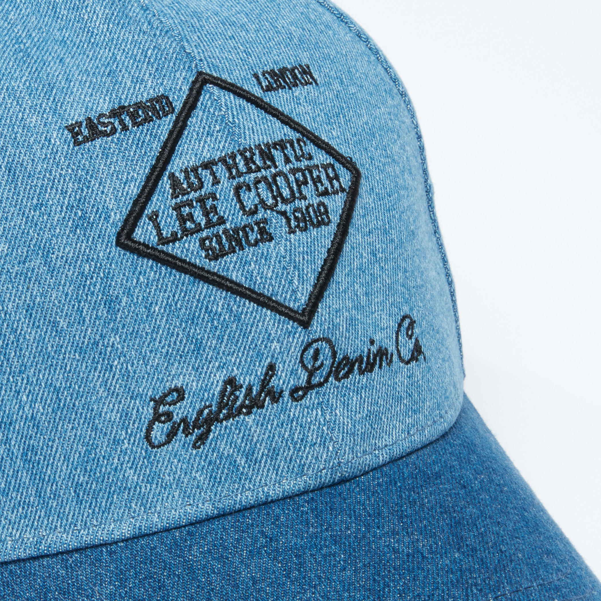 Lee Cooper Embroidered Cap with Snap Closure-men-caps-image-4
